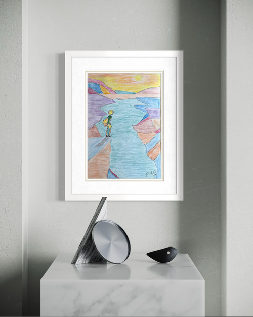 Before The Crossing Resim |  25x35 Cm - Fırat Aydın Works