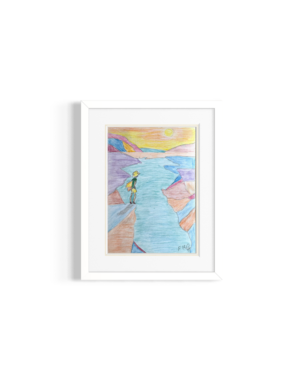 Before The Crossing Resim |  25x35 Cm - Fırat Aydın Works