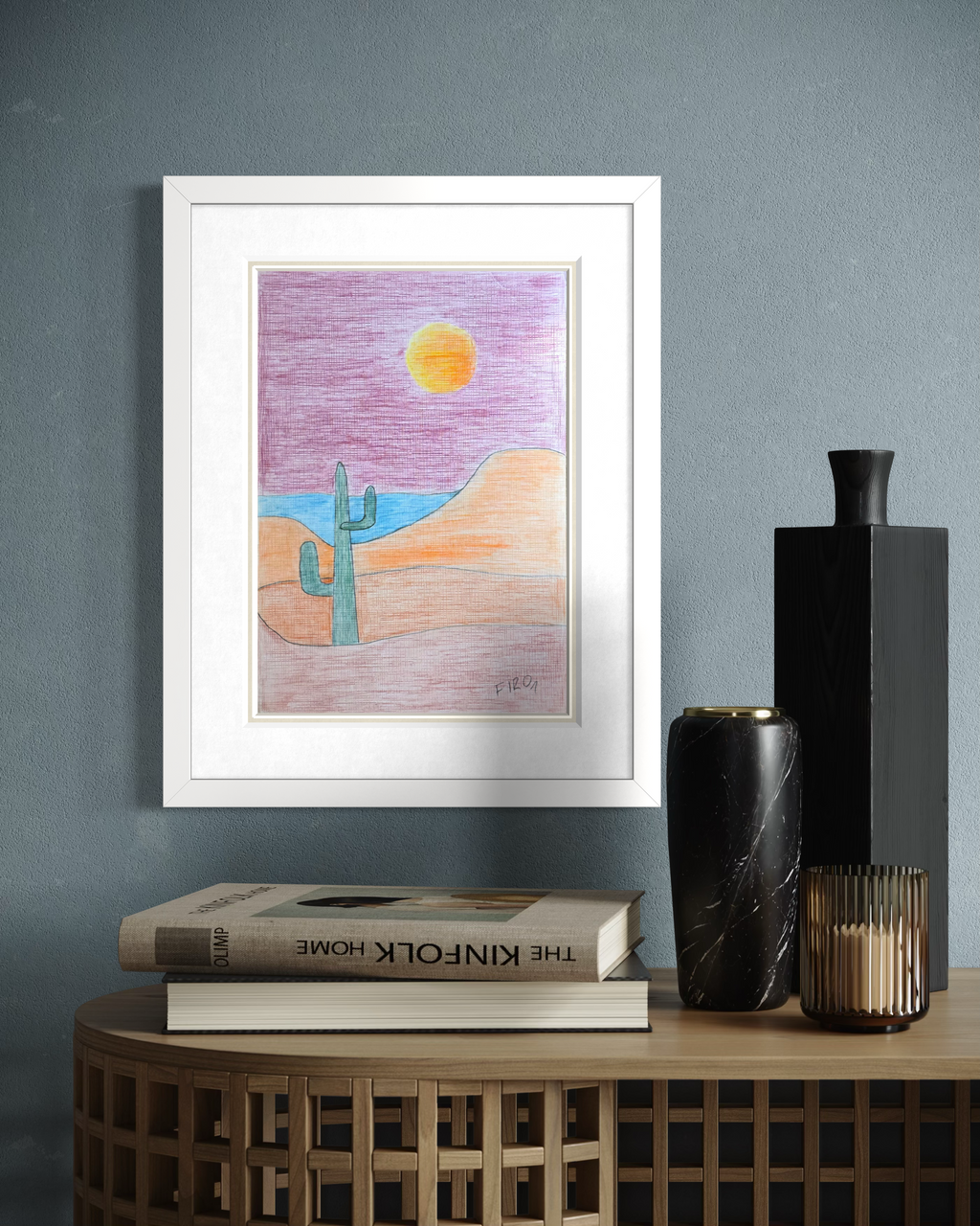 Desert Still Resim | 25x35 Cm - Fırat Aydın Works