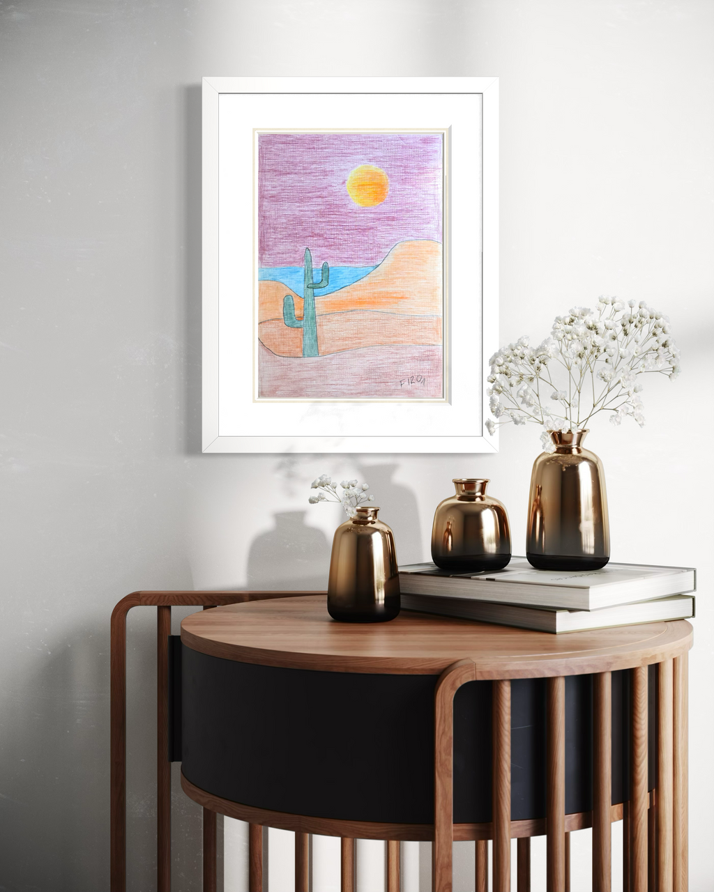 Desert Still Resim | 25x35 Cm - Fırat Aydın Works