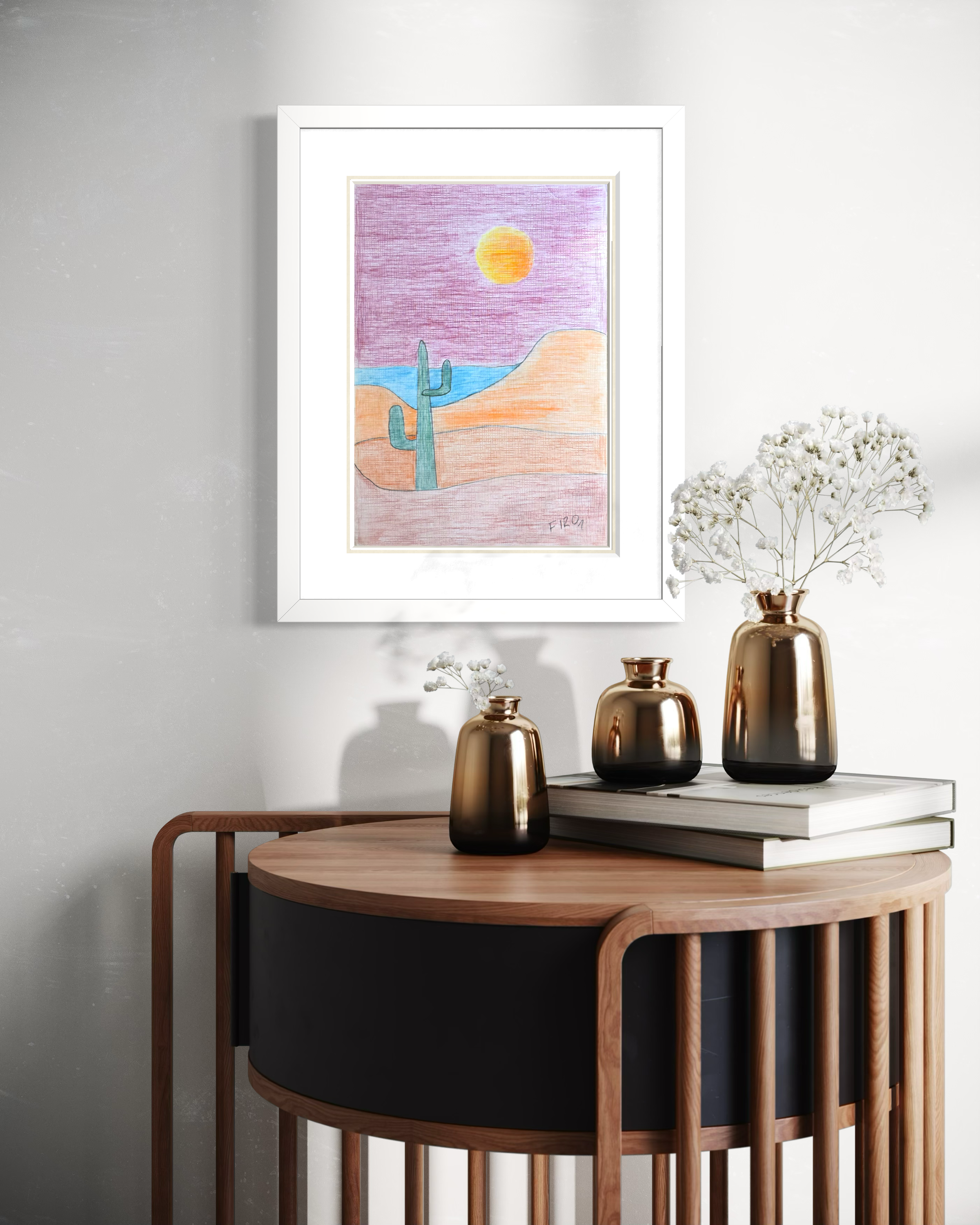Desert Still Resim | 25x35 Cm - Fırat Aydın Works