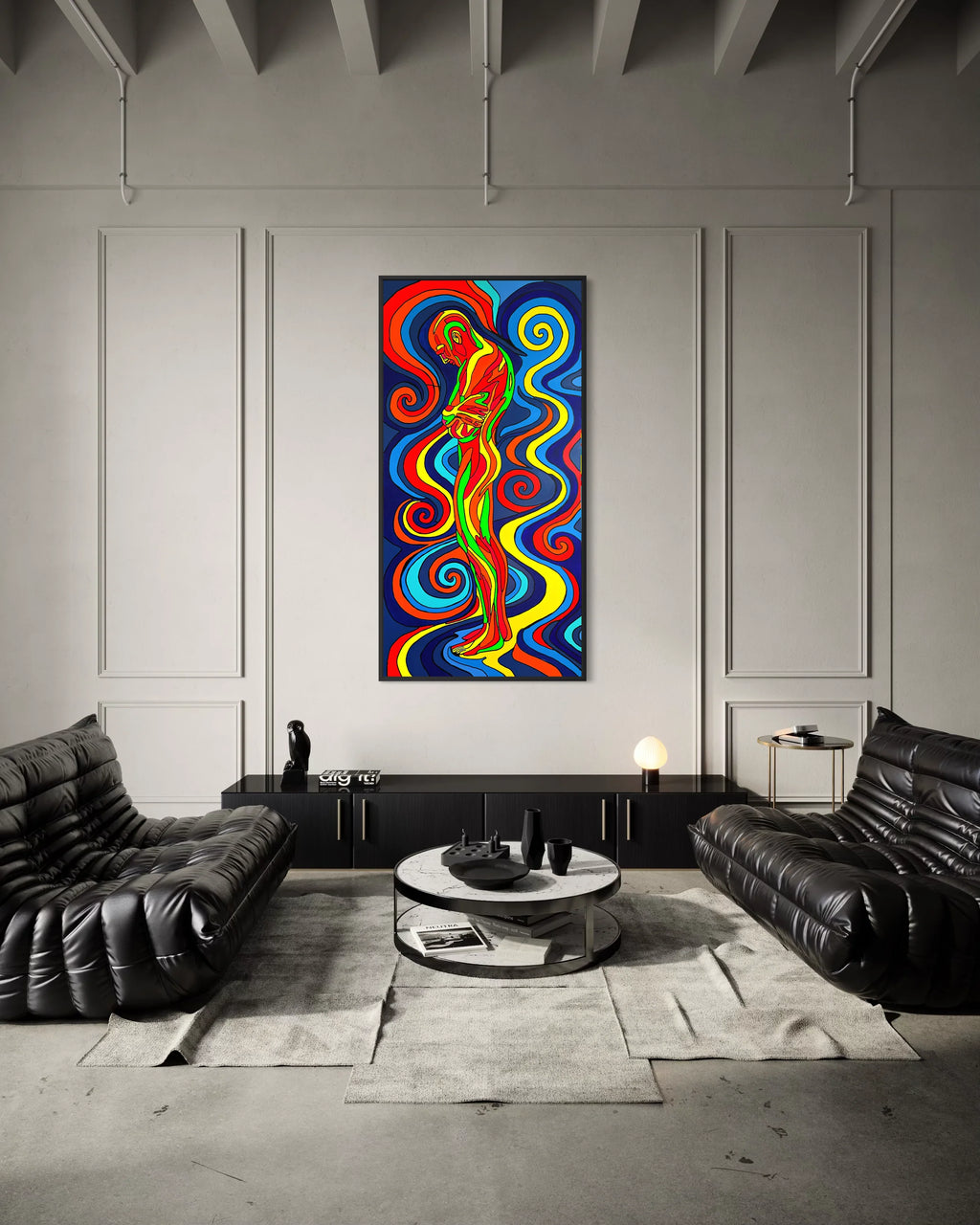Echoes In The Inner Hold Tablo | 100x200 Cm