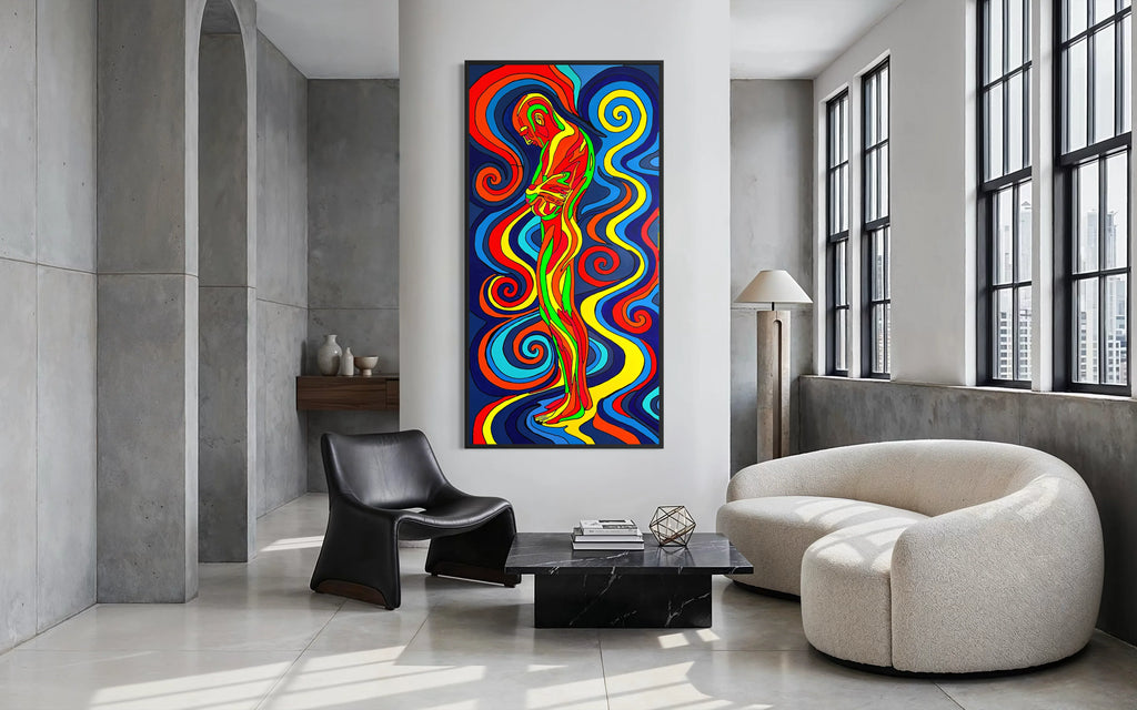 Echoes In The Inner Hold Tablo | 100x200 Cm