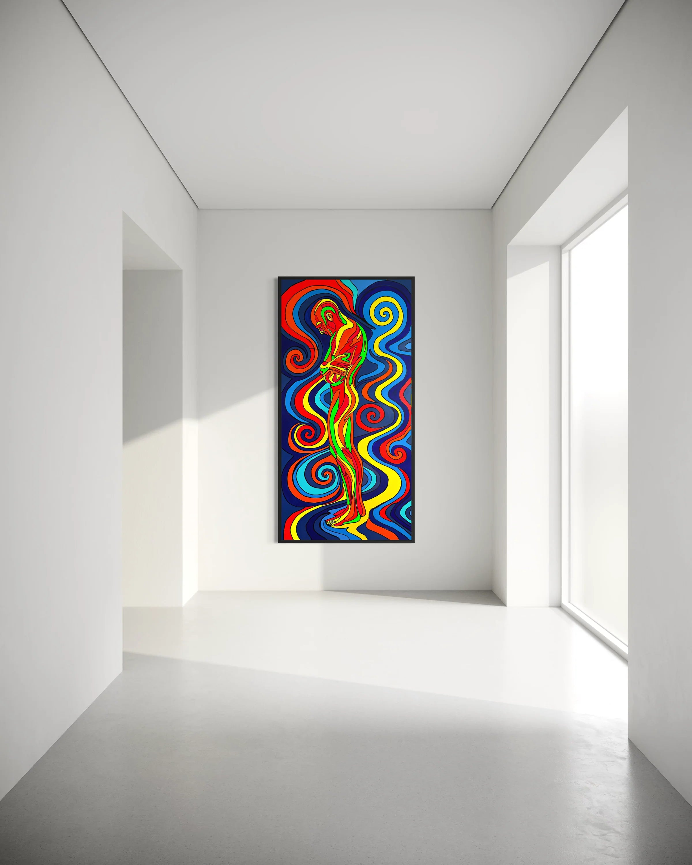 Echoes In The Inner Hold Tablo | 100x200 Cm