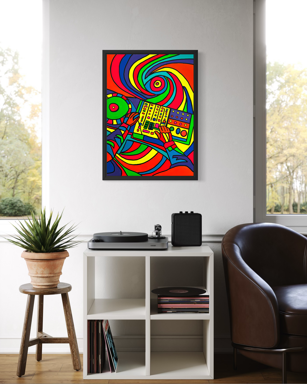 Groove N Flow Tablo | 50x70 Cm - Fırat Aydın Works