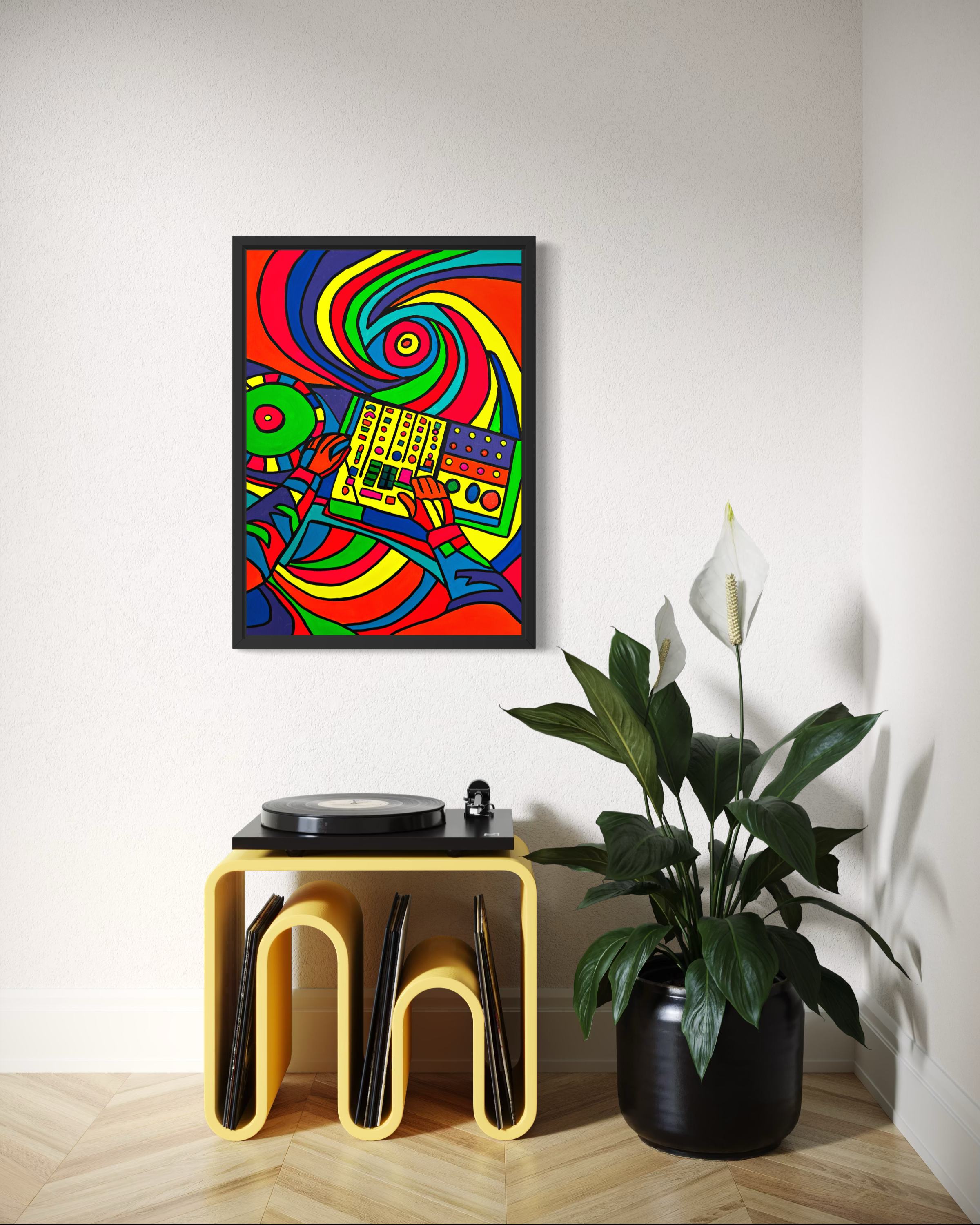 Groove N Flow Tablo | 50x70 Cm - Fırat Aydın Works