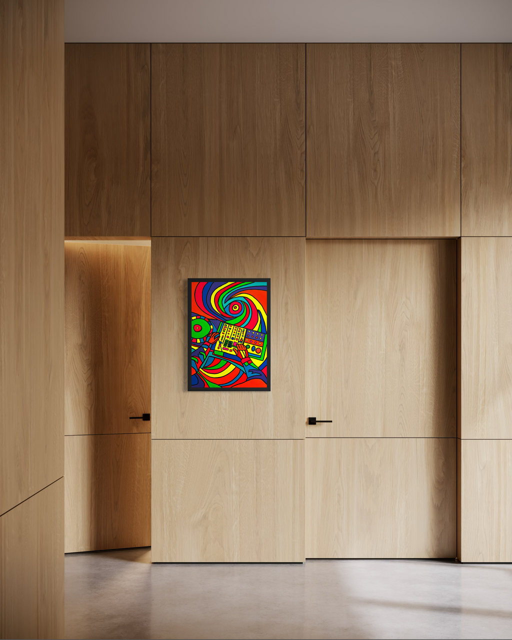 Groove N Flow Tablo | 50x70 Cm - Fırat Aydın Works