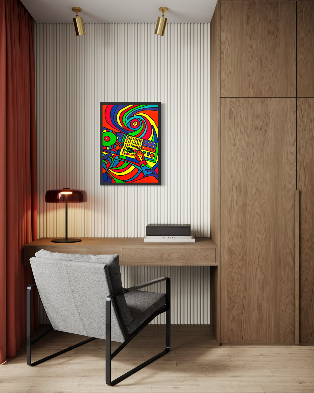 Groove N Flow Tablo | 50x70 Cm - Fırat Aydın Works