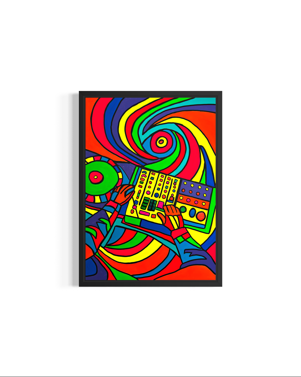 Groove N Flow Tablo | 50x70 Cm - Fırat Aydın Works