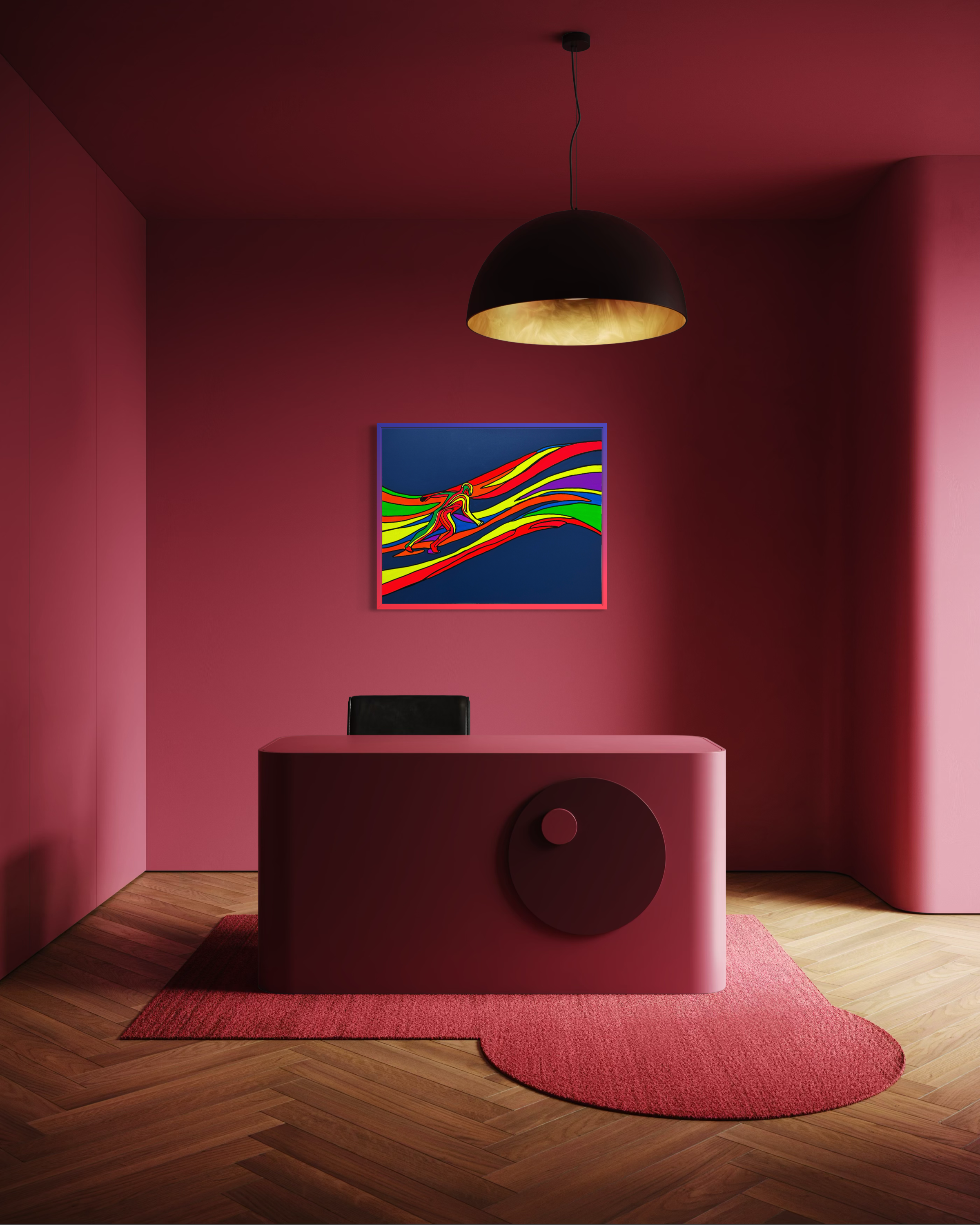 Hold The Flow Tablo | 80x100 Cm - Fırat Aydın Works