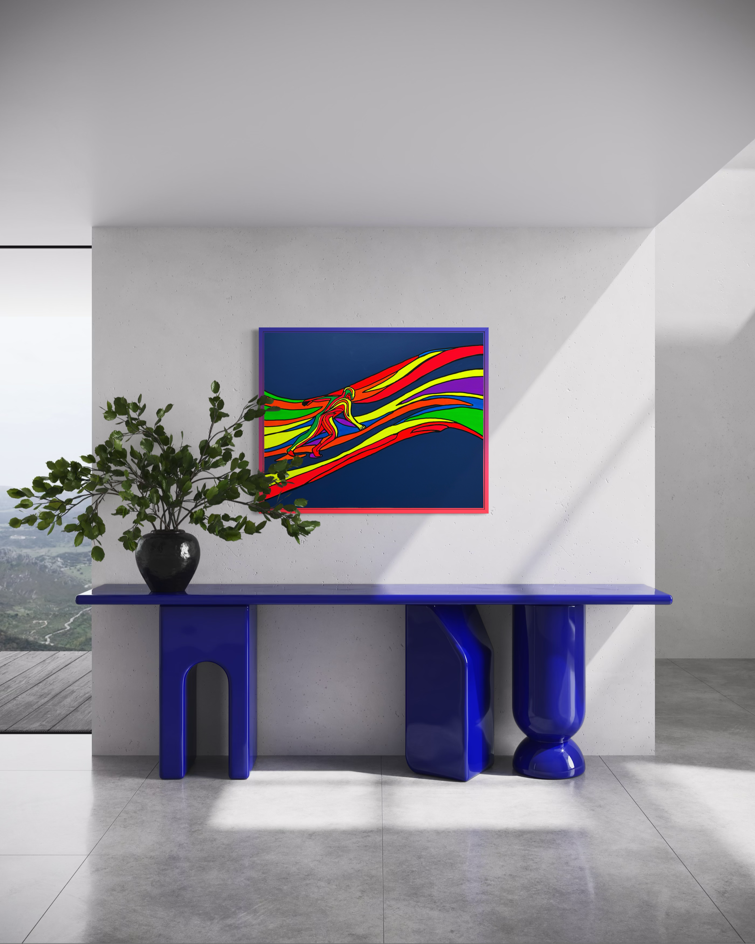 Hold The Flow Tablo | 80x100 Cm - Fırat Aydın Works