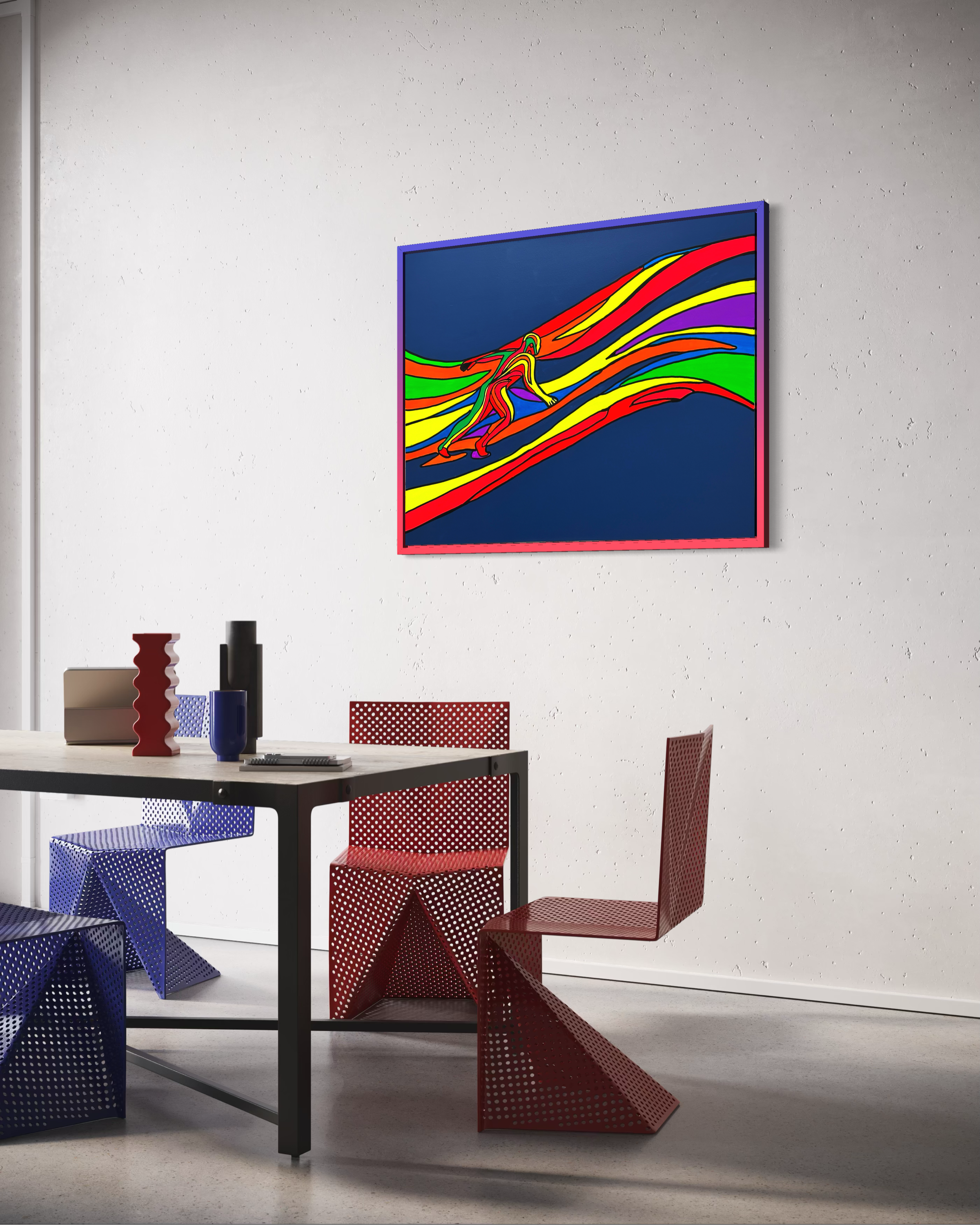 Hold The Flow Tablo | 80x100 Cm - Fırat Aydın Works