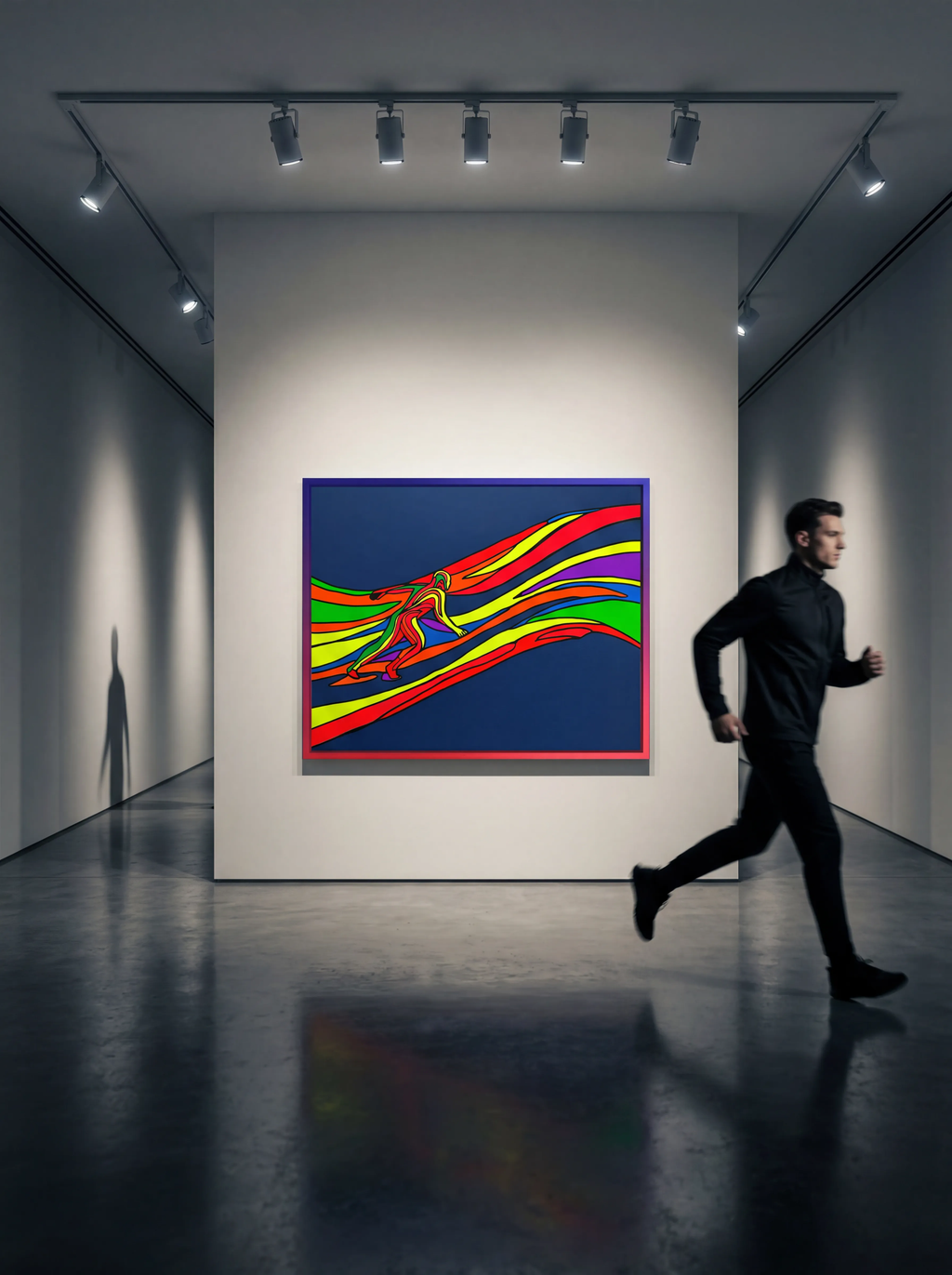 Hold The Flow Tablo | 80x100 Cm - Fırat Aydın Works