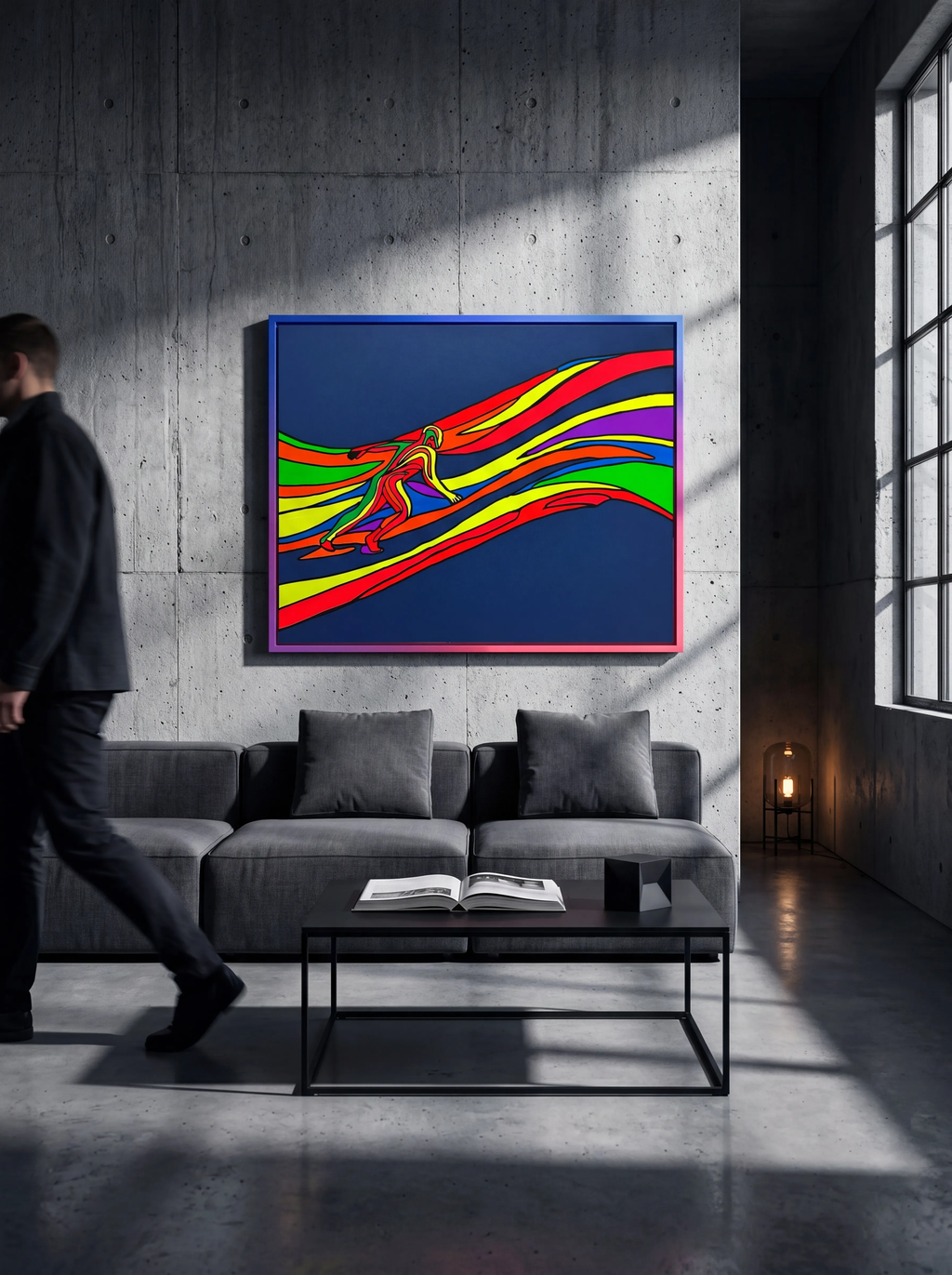 Hold The Flow Tablo | 80x100 Cm - Fırat Aydın Works