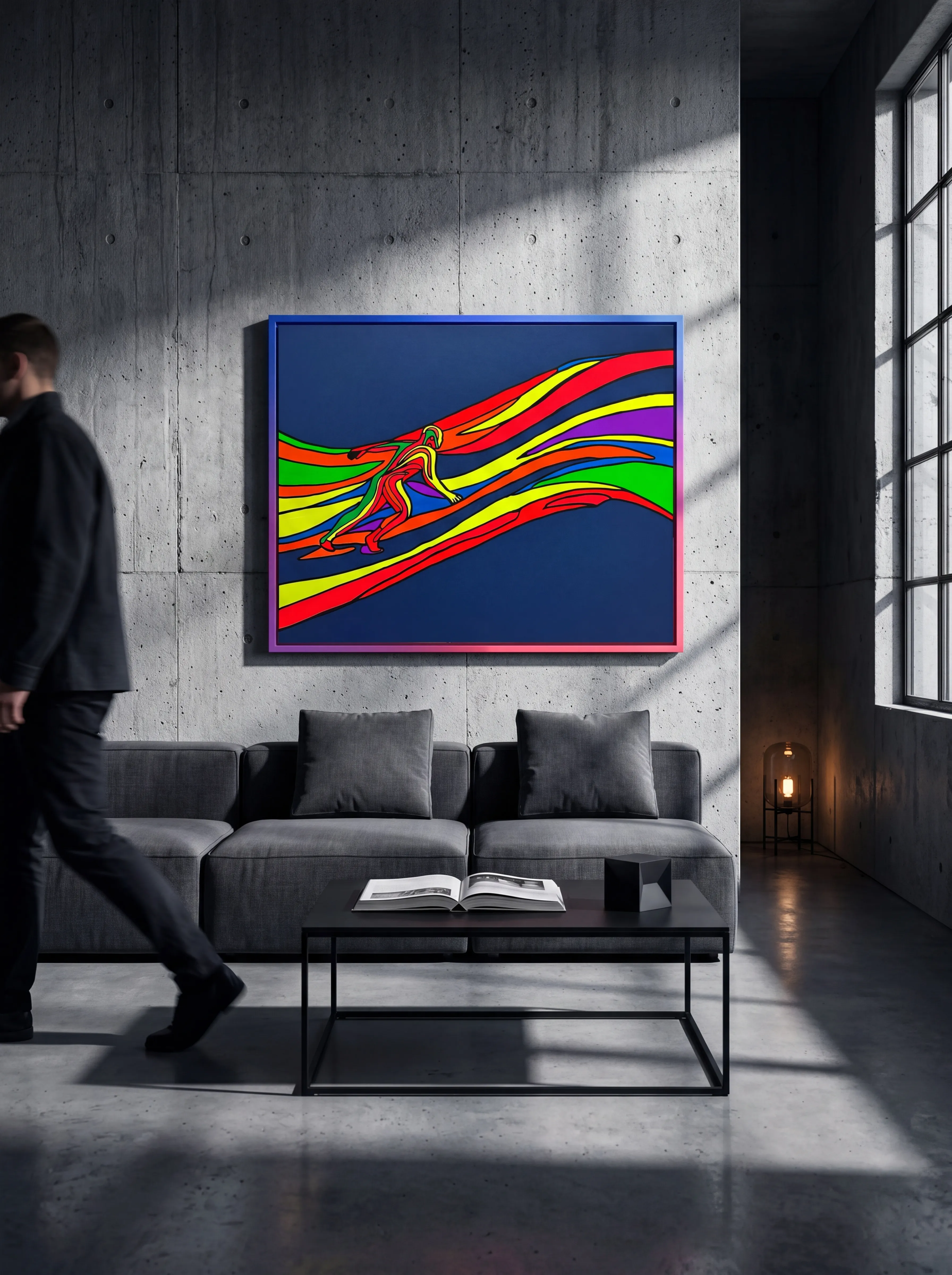 Hold The Flow Tablo | 80x100 Cm - Fırat Aydın Works