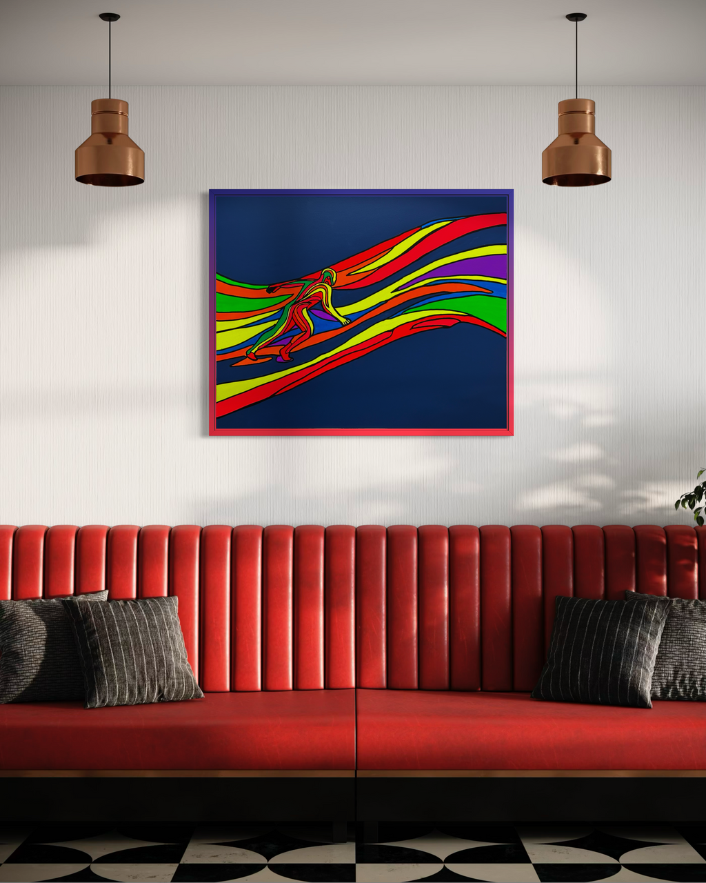 Hold The Flow Tablo | 80x100 Cm - Fırat Aydın Works