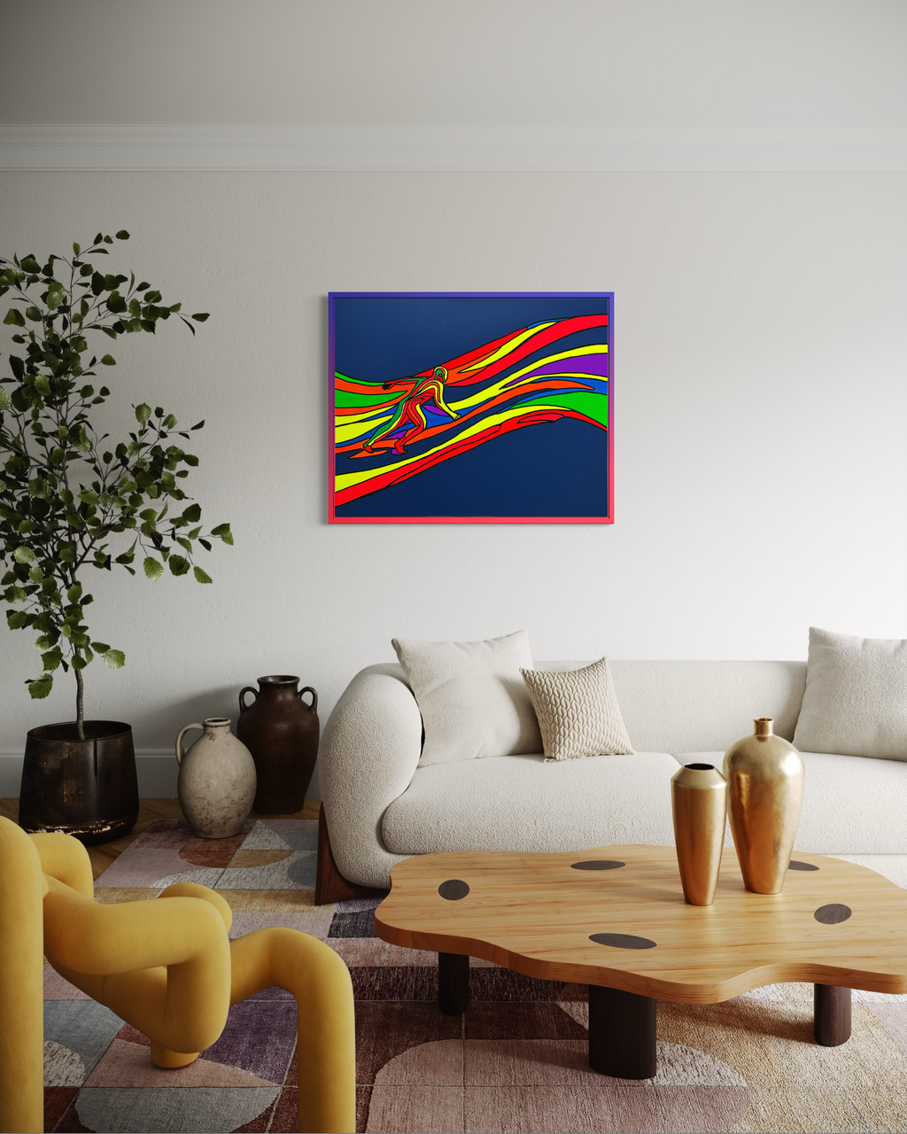 Hold The Flow Tablo | 80x100 Cm - Fırat Aydın Works