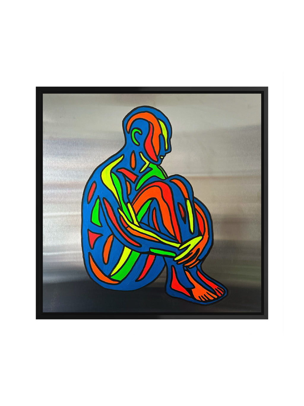 Inner Hold Inox Tablo | 60x60 cm