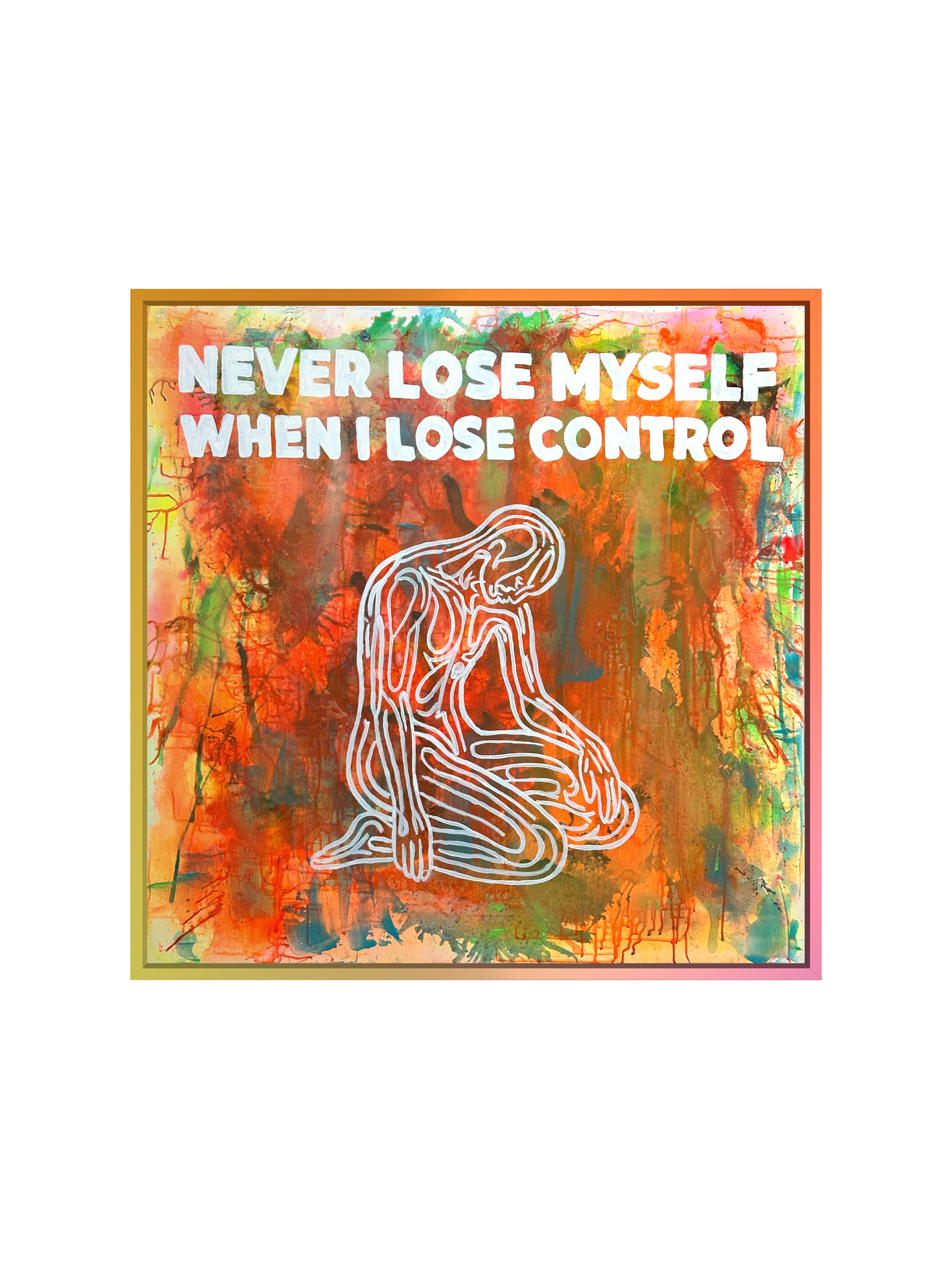 Lose Control Tablo | 100x100cm