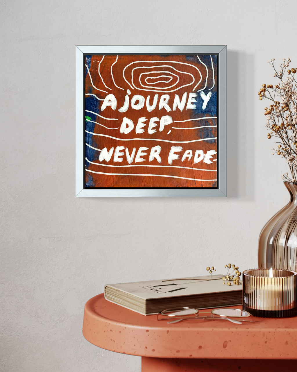 Never Fade Tablo | 20x20cm - Fırat Aydın Works