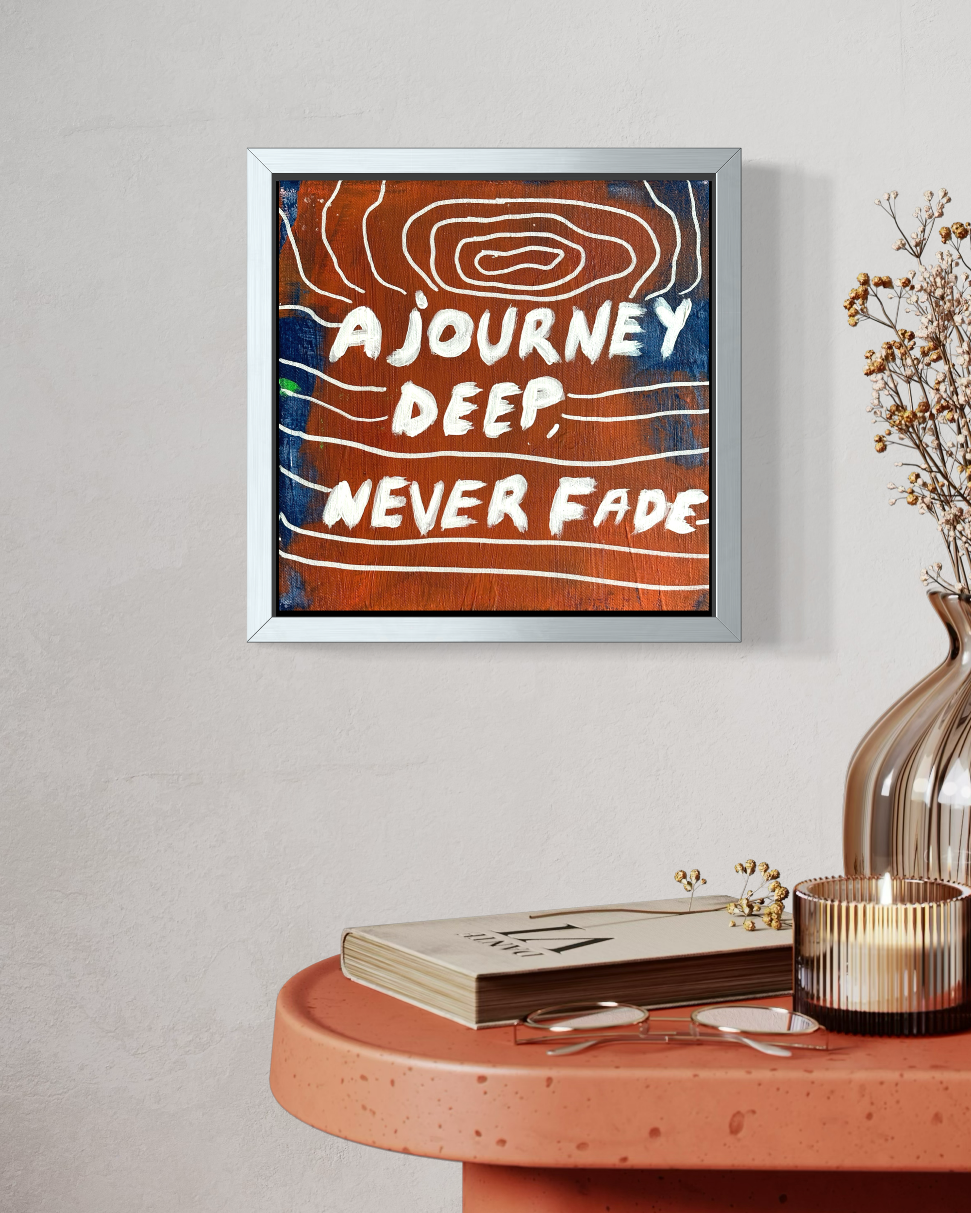 Never Fade Tablo | 20x20cm - Fırat Aydın Works
