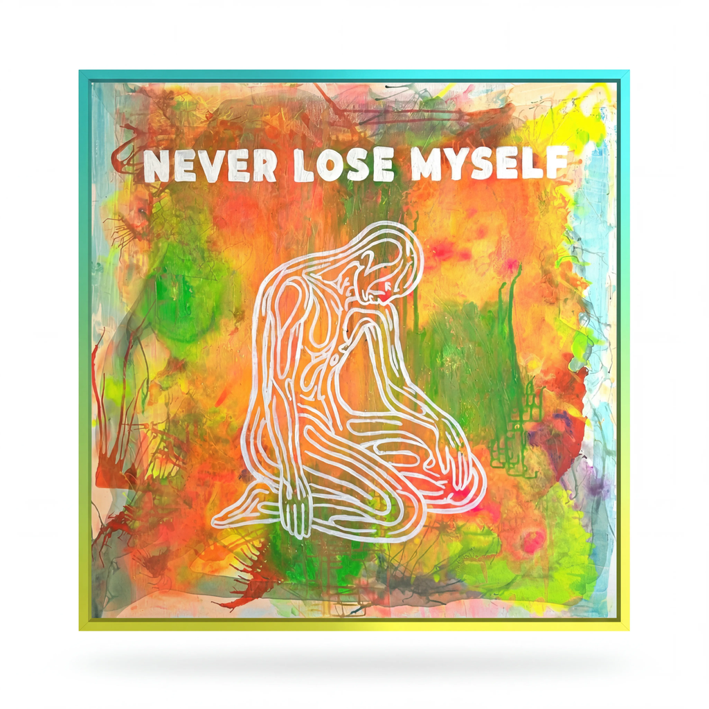 Never Lose Myself Tablo | 100x100cm - Fırat Aydın Works