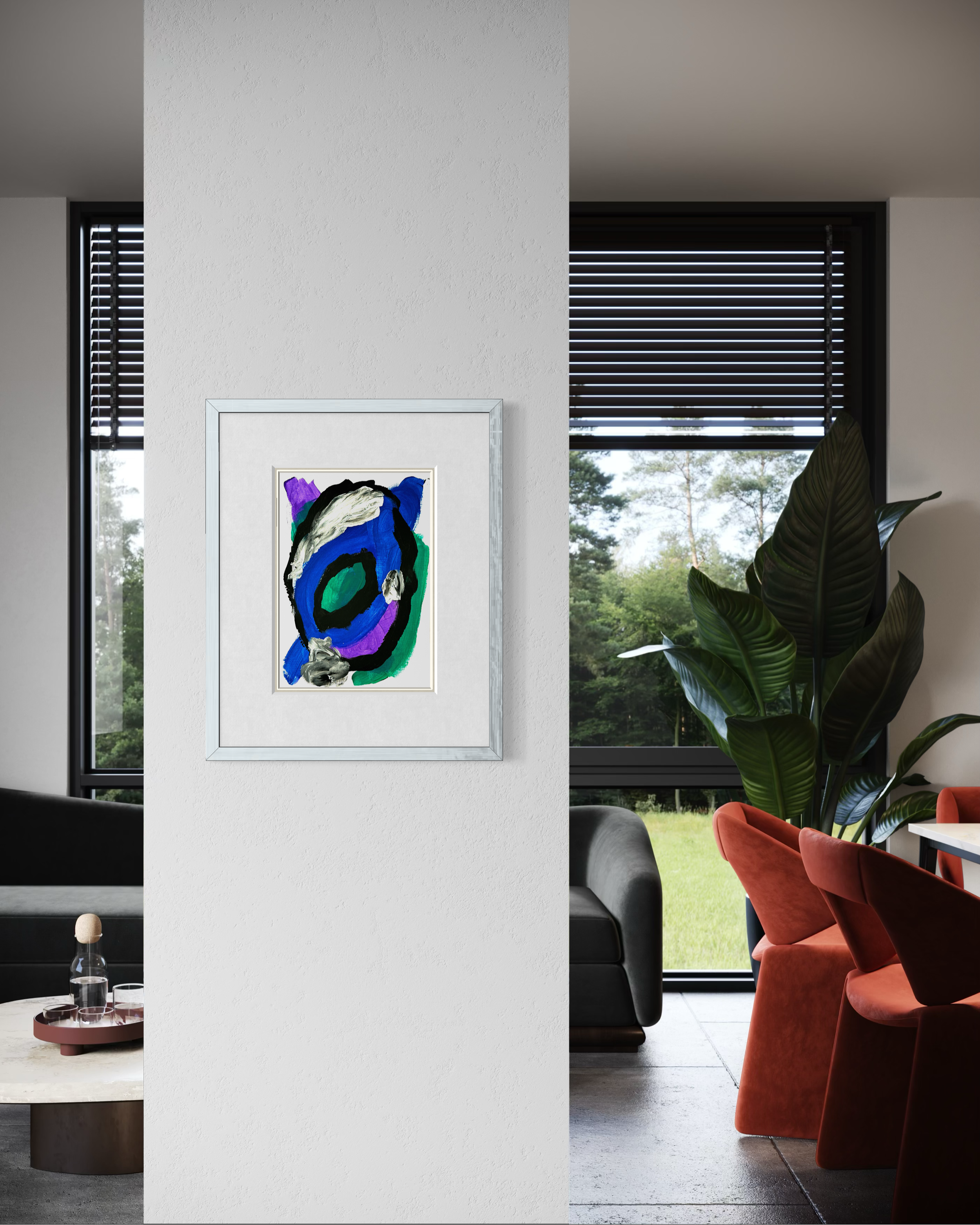Orbit Tablo | 40x50 Cm Çerçeveli - Fırat Aydın Works