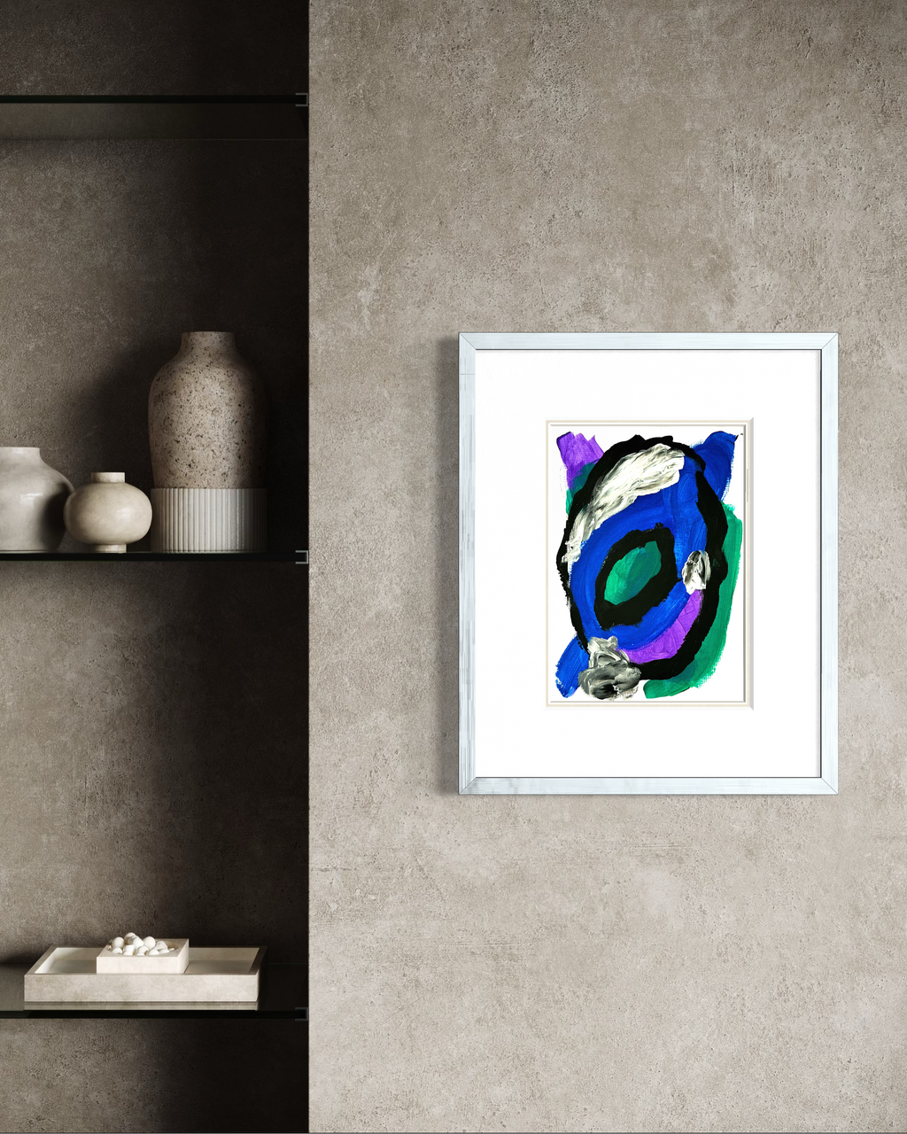 Orbit Tablo | 40x50 Cm Çerçeveli - Fırat Aydın Works