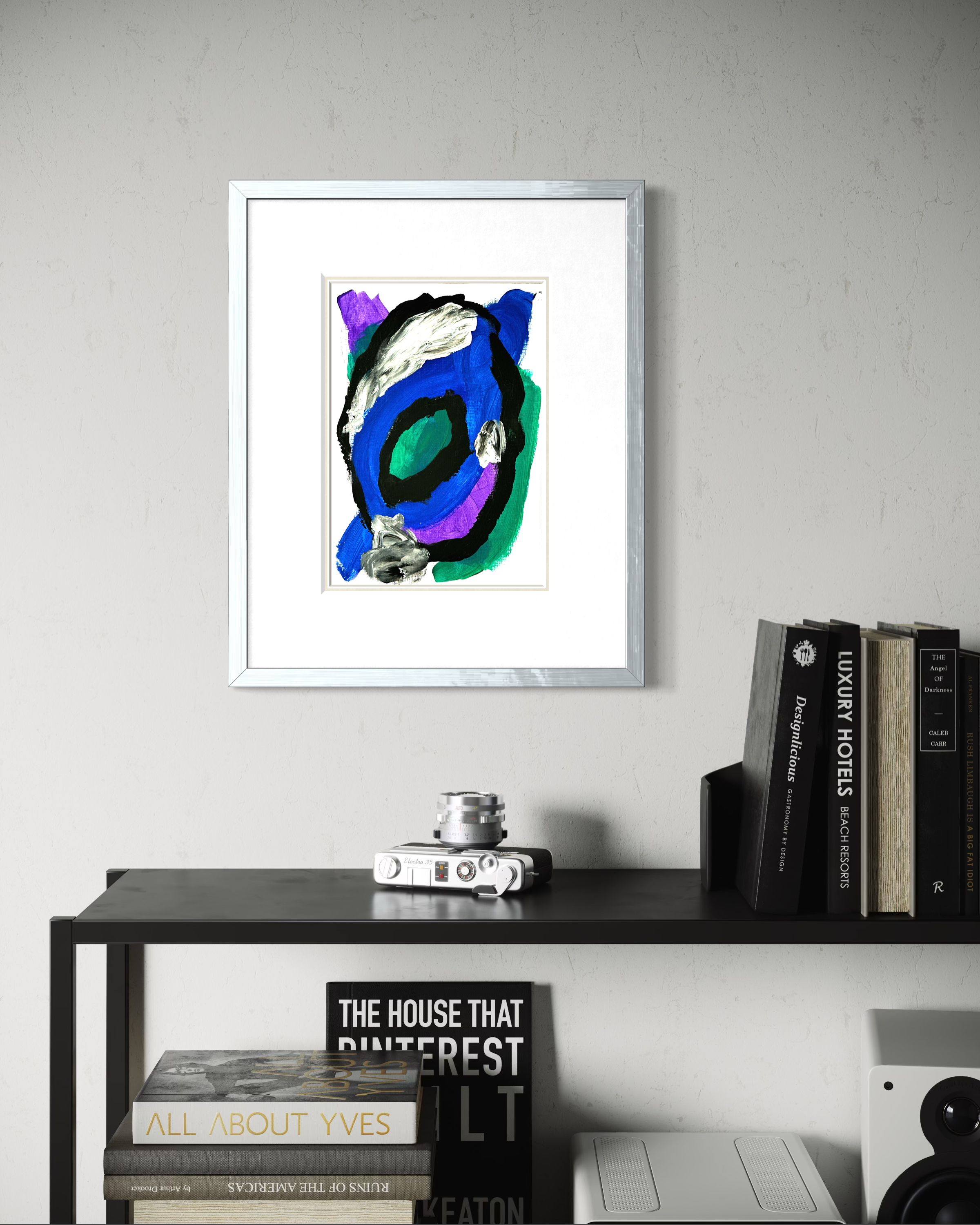 Orbit Tablo | 40x50 Cm Çerçeveli - Fırat Aydın Works