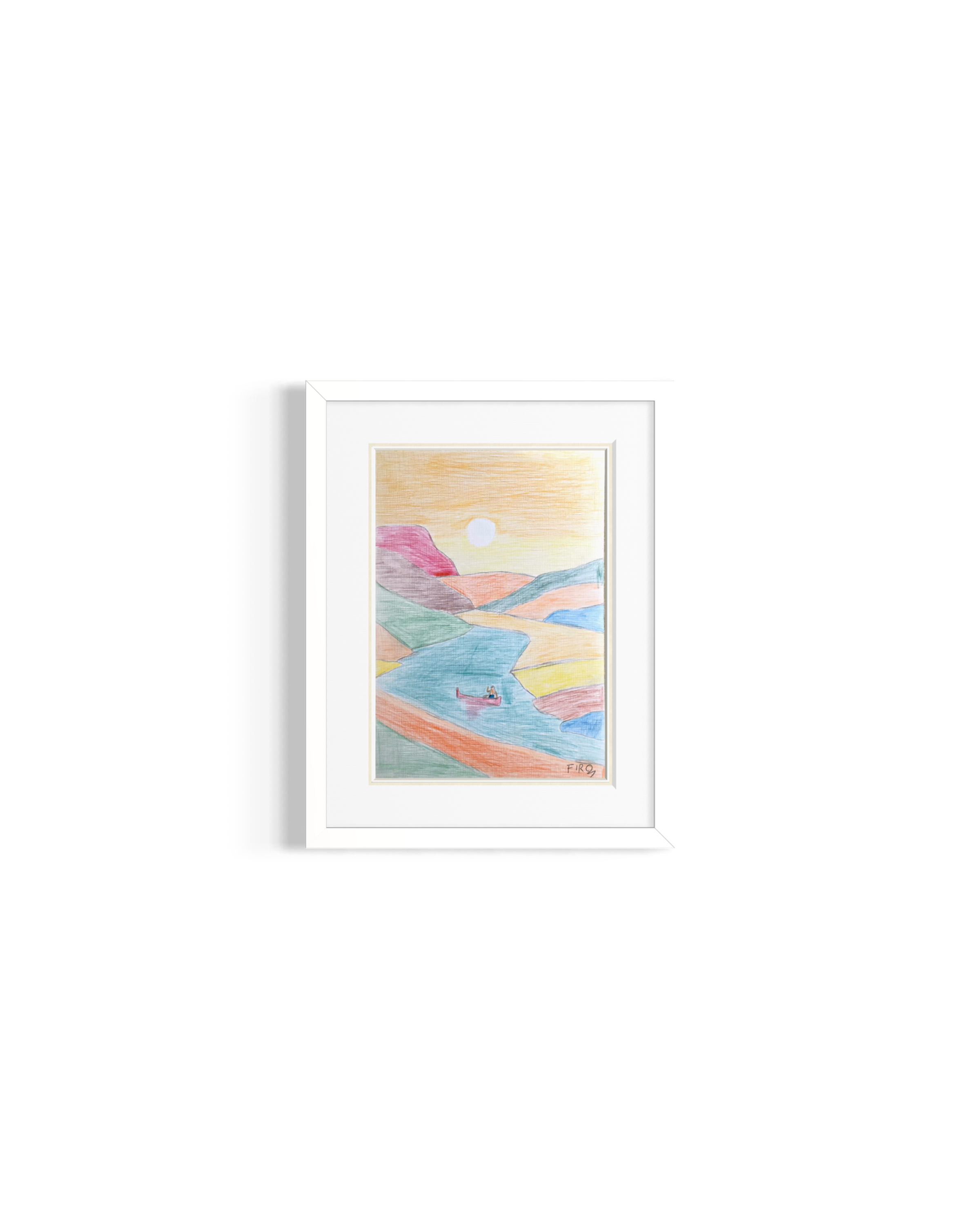 Quiet Drift Resim | 25x35 Cm - Fırat Aydın Works