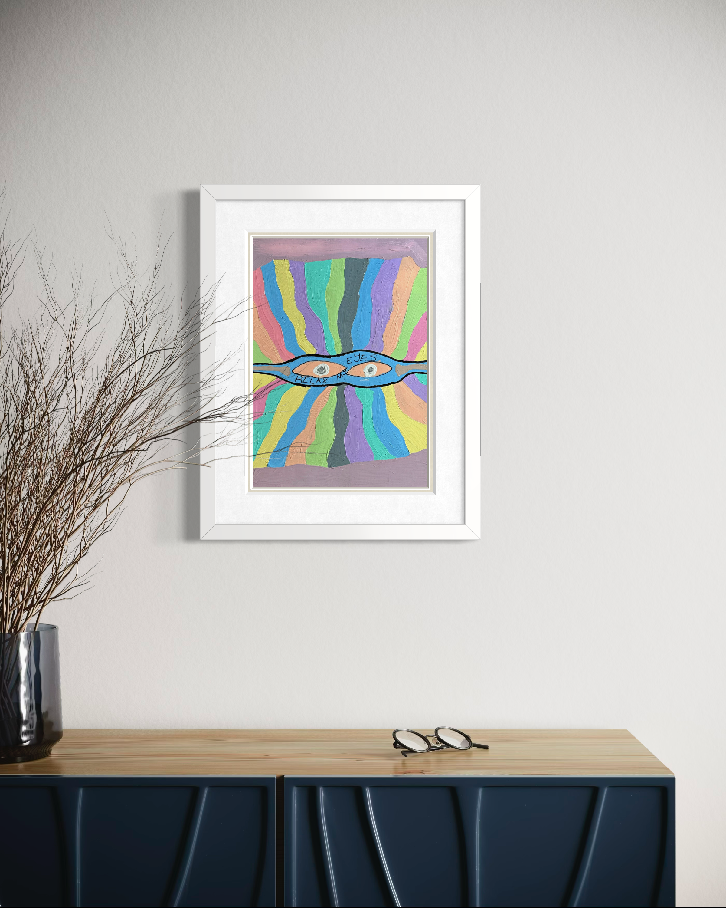 Relax My Eyes Resim | 25x35 Cm - Fırat Aydın Works