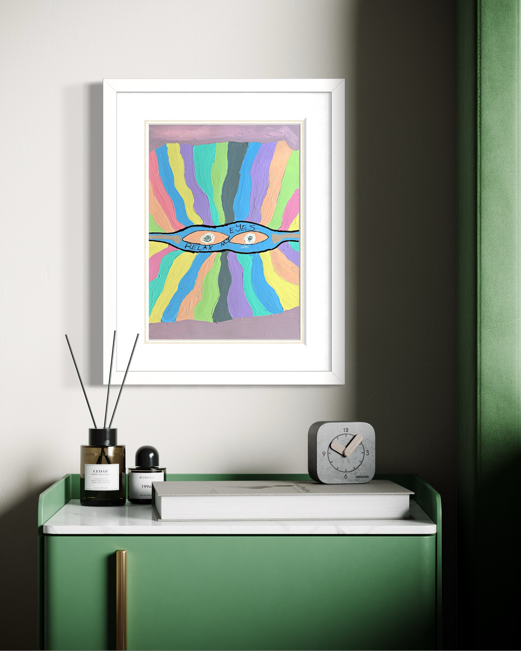 Relax My Eyes Resim | 25x35 Cm - Fırat Aydın Works