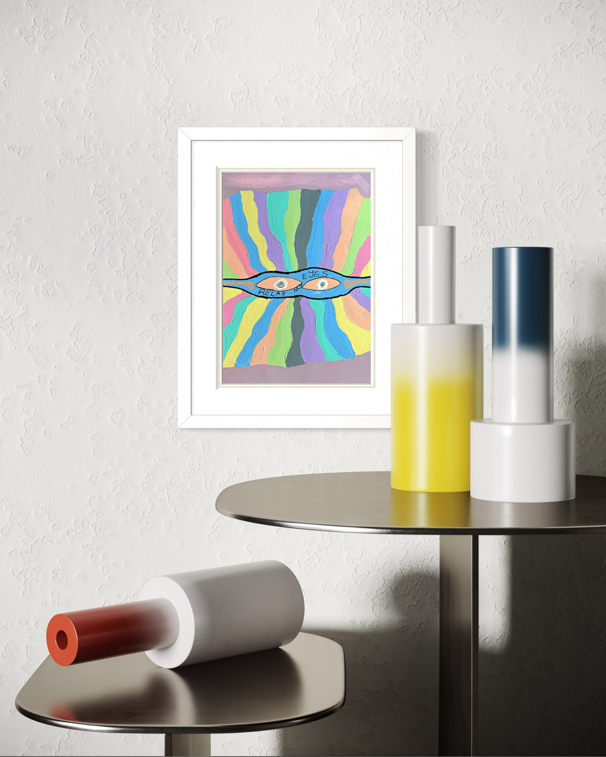 Relax My Eyes Resim | 25x35 Cm - Fırat Aydın Works