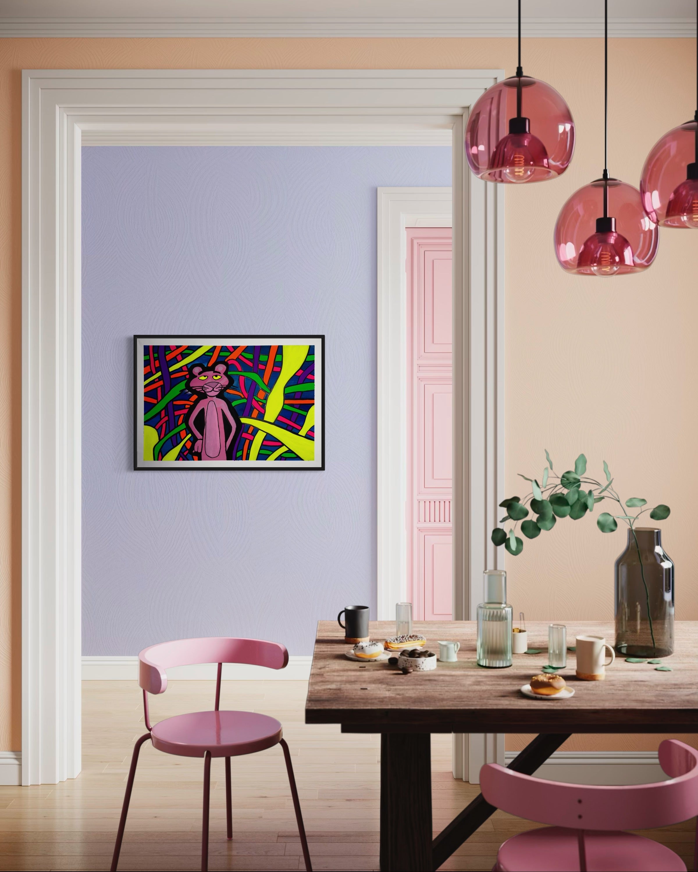 The Groovy Cat Tablo | 70x100cm