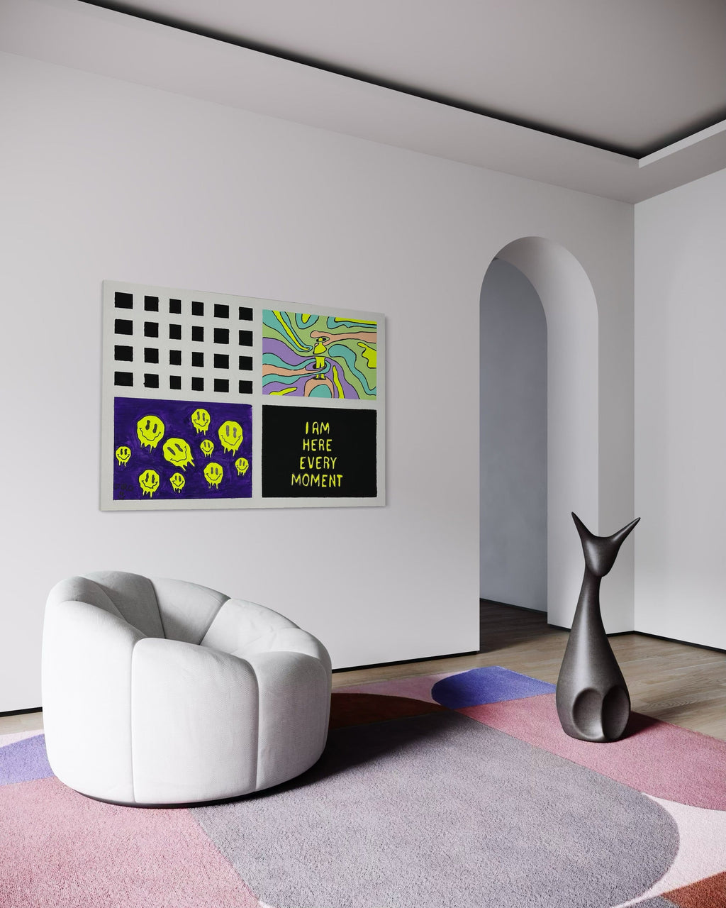 The Inner Grin Tablo | 50x70cm