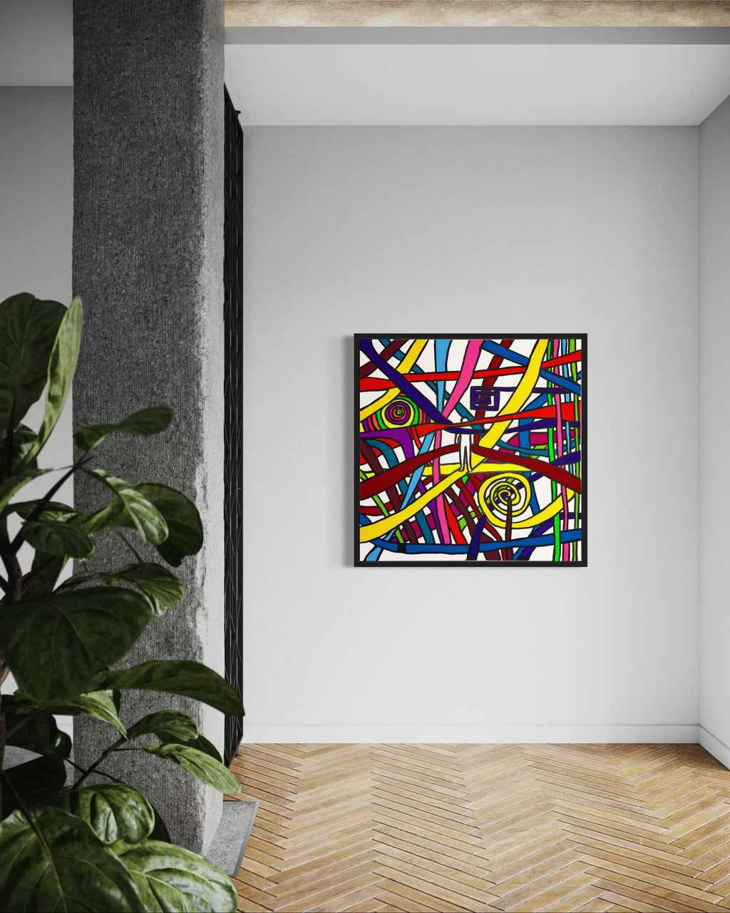 The Nexus Of The Inner Odyssey Tablo | 100x100cm