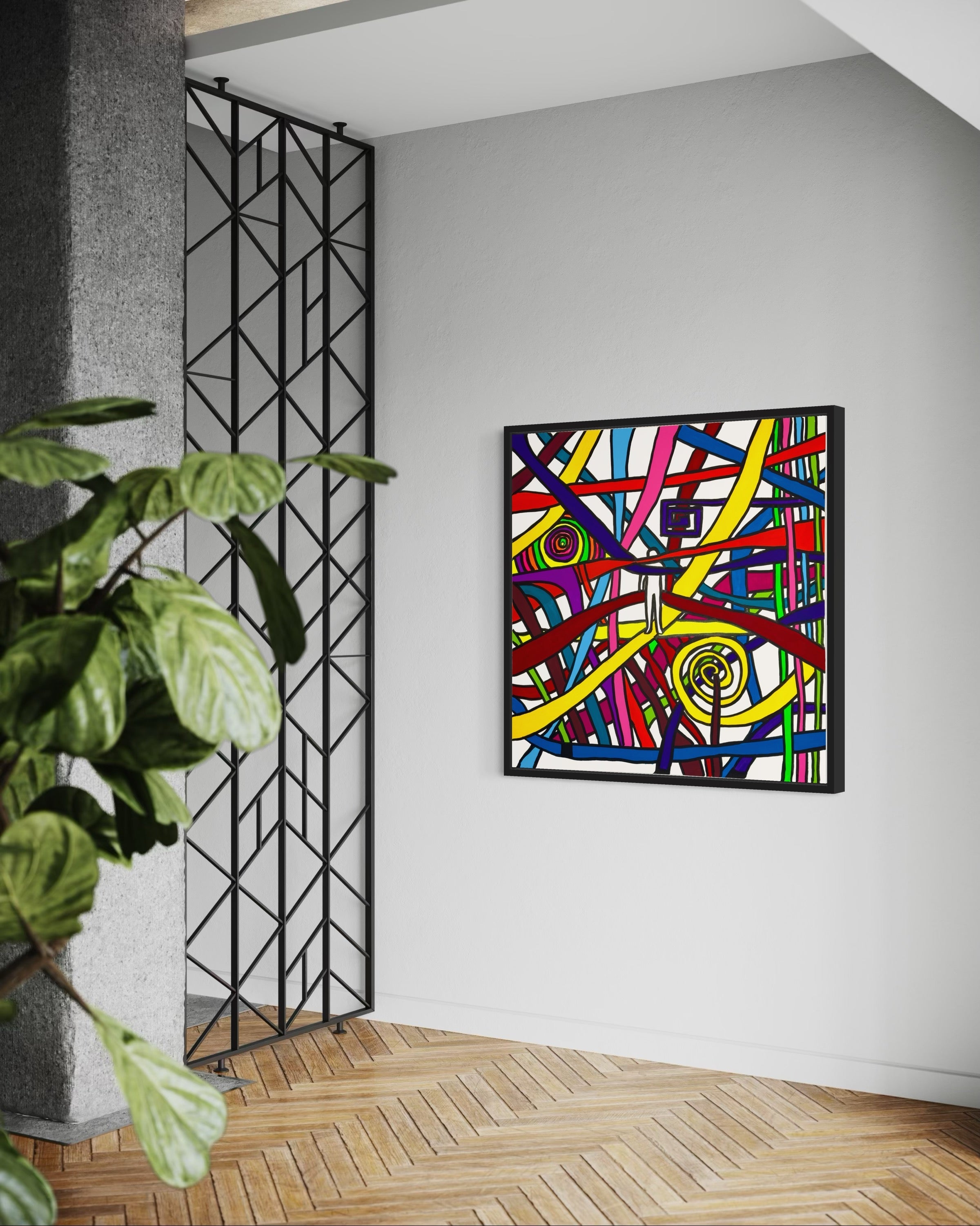 The Nexus Of The Inner Odyssey Tablo | 100x100cm