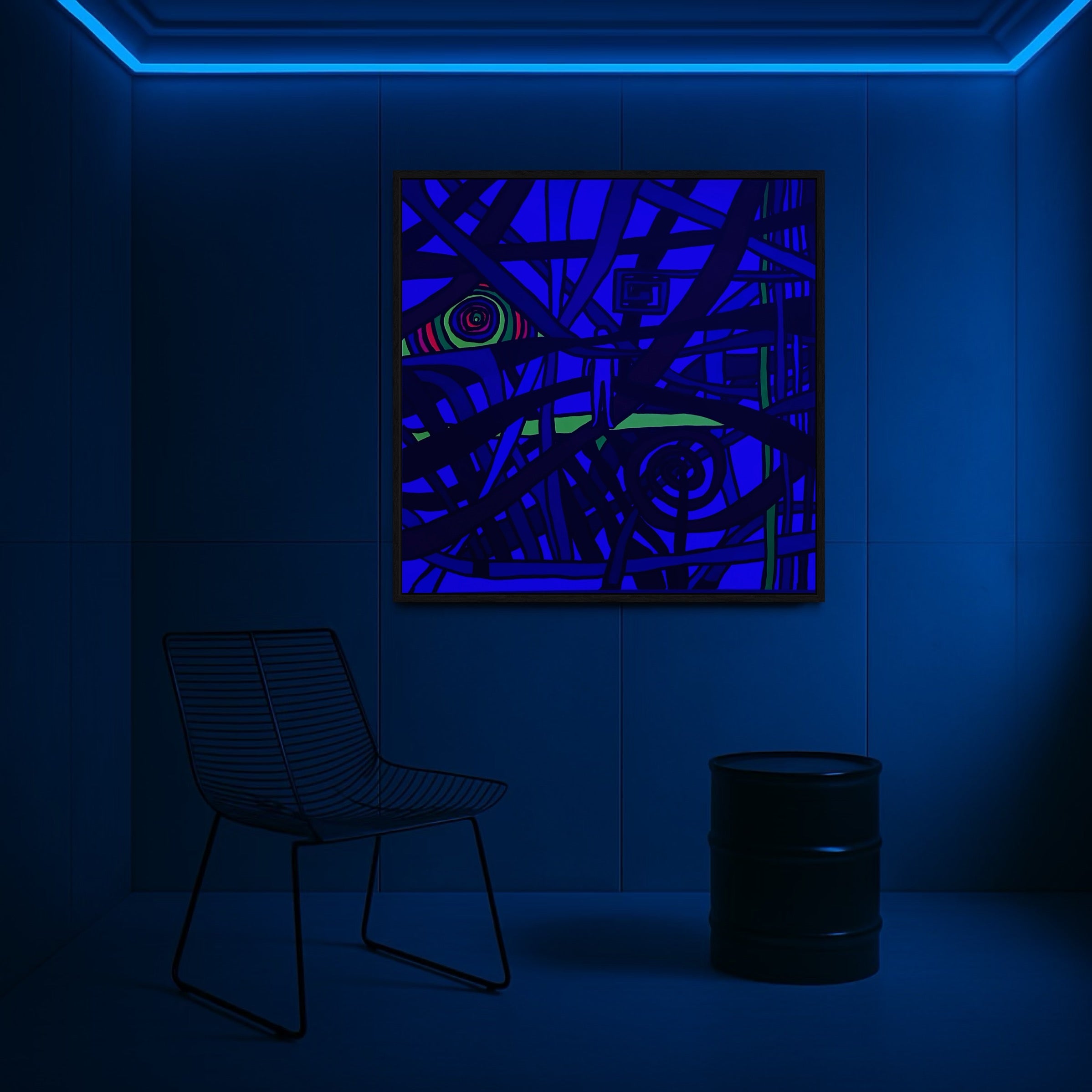 The Nexus Of The Inner Odyssey Tablo | 100x100cm