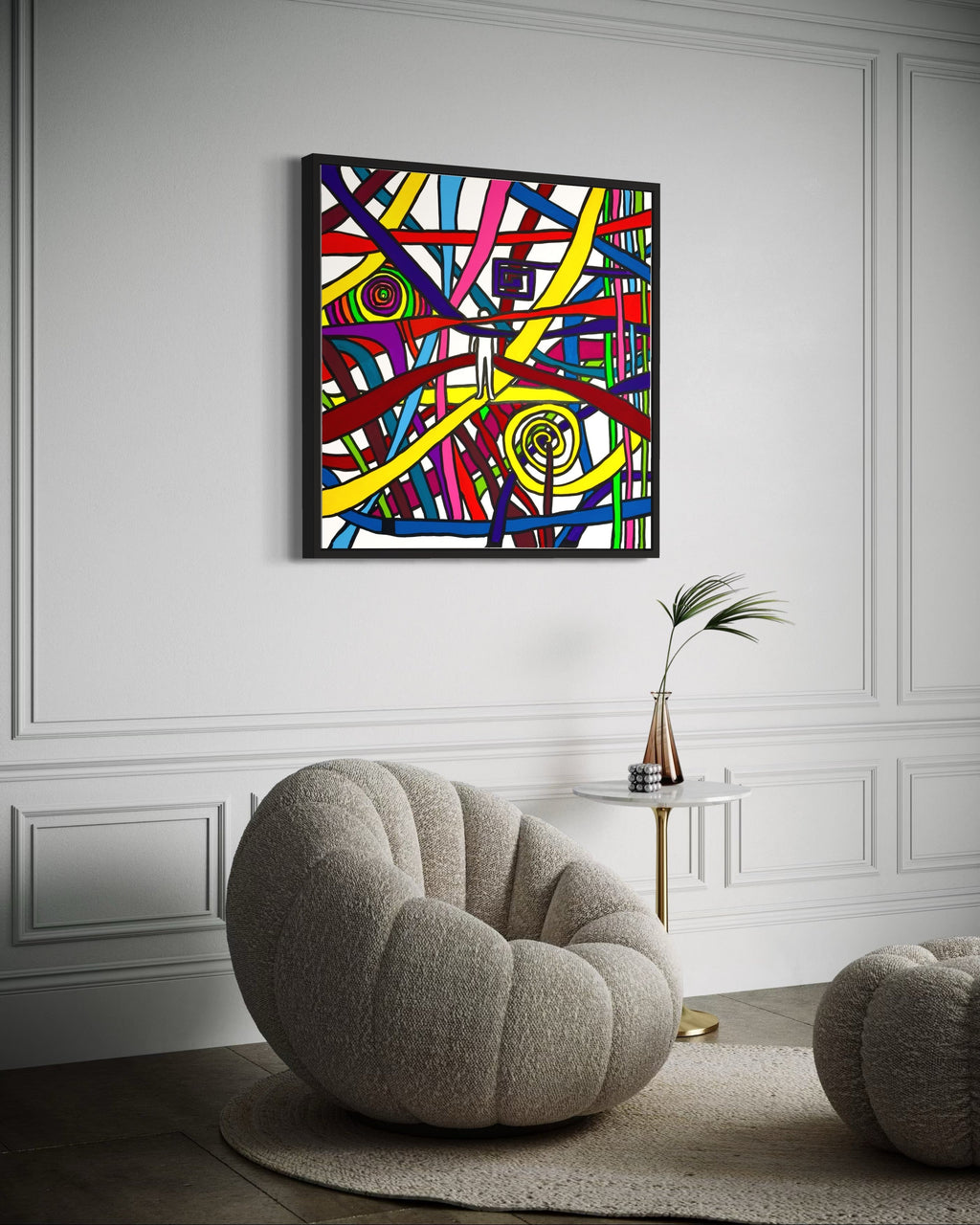 The Nexus Of The Inner Odyssey Tablo | 100x100cm