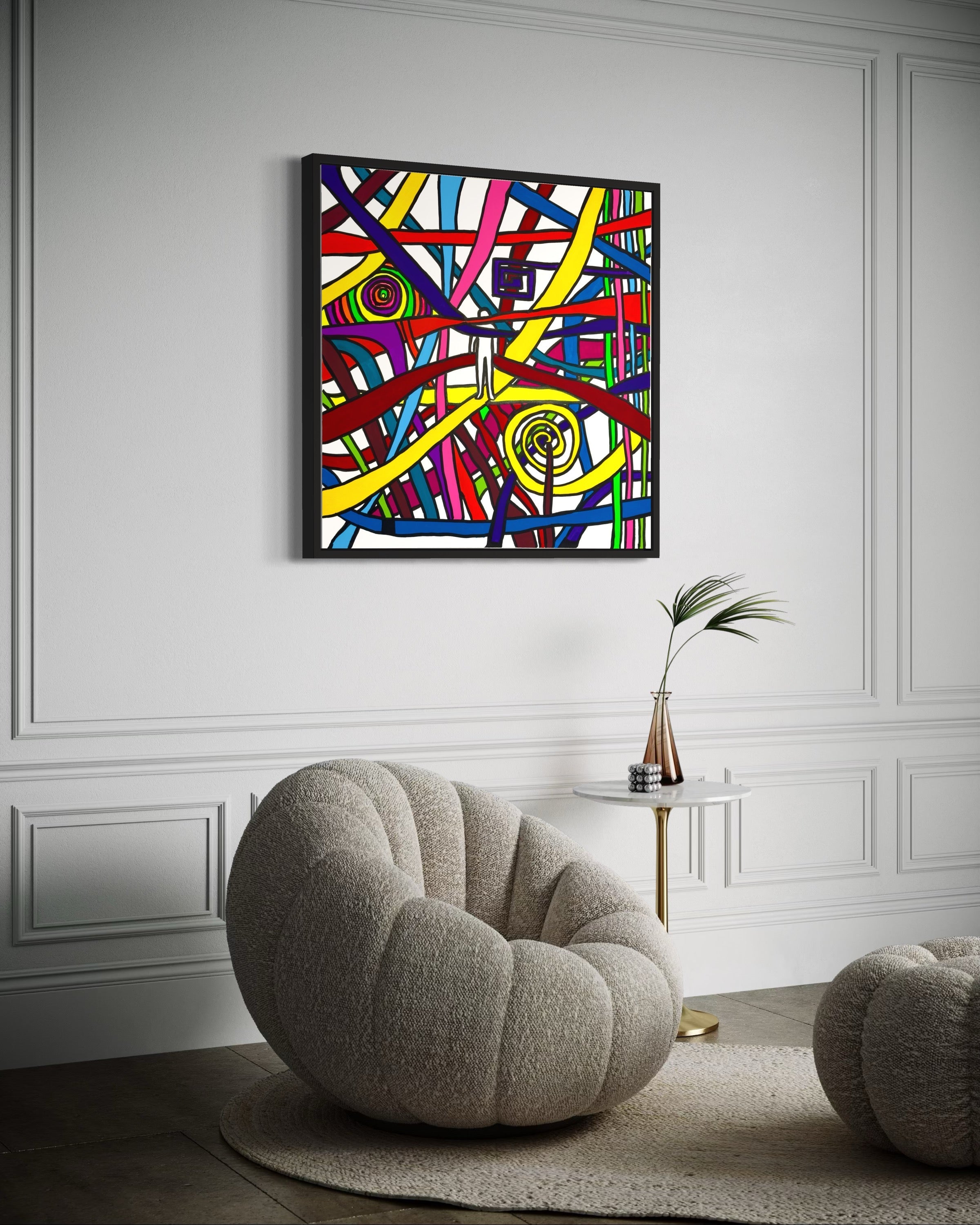 The Nexus Of The Inner Odyssey Tablo | 100x100cm