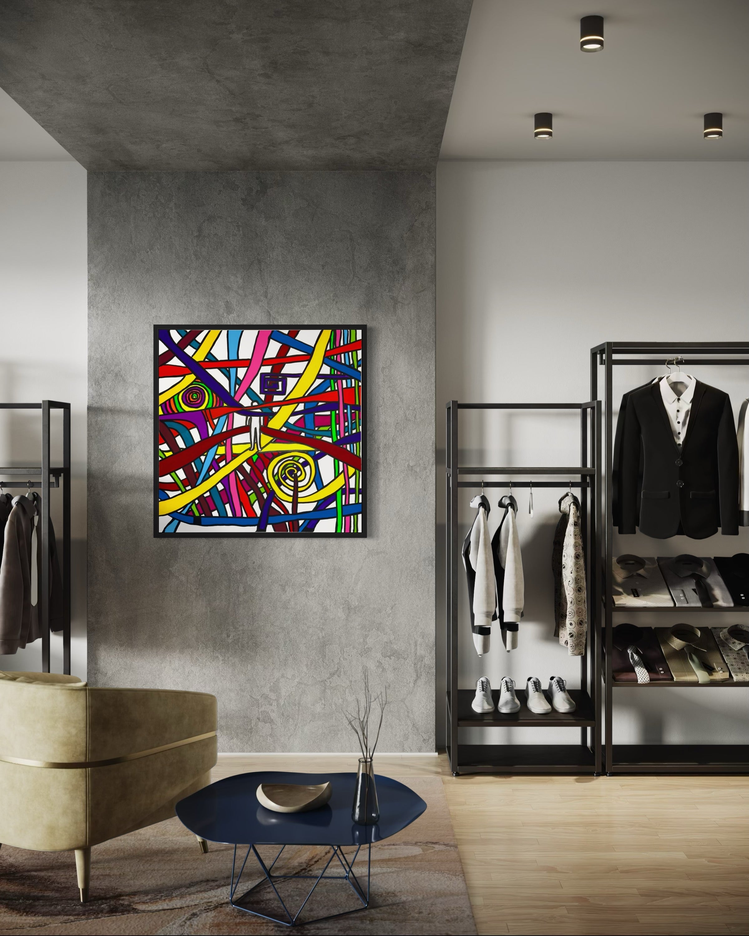 The Nexus Of The Inner Odyssey Tablo | 100x100cm