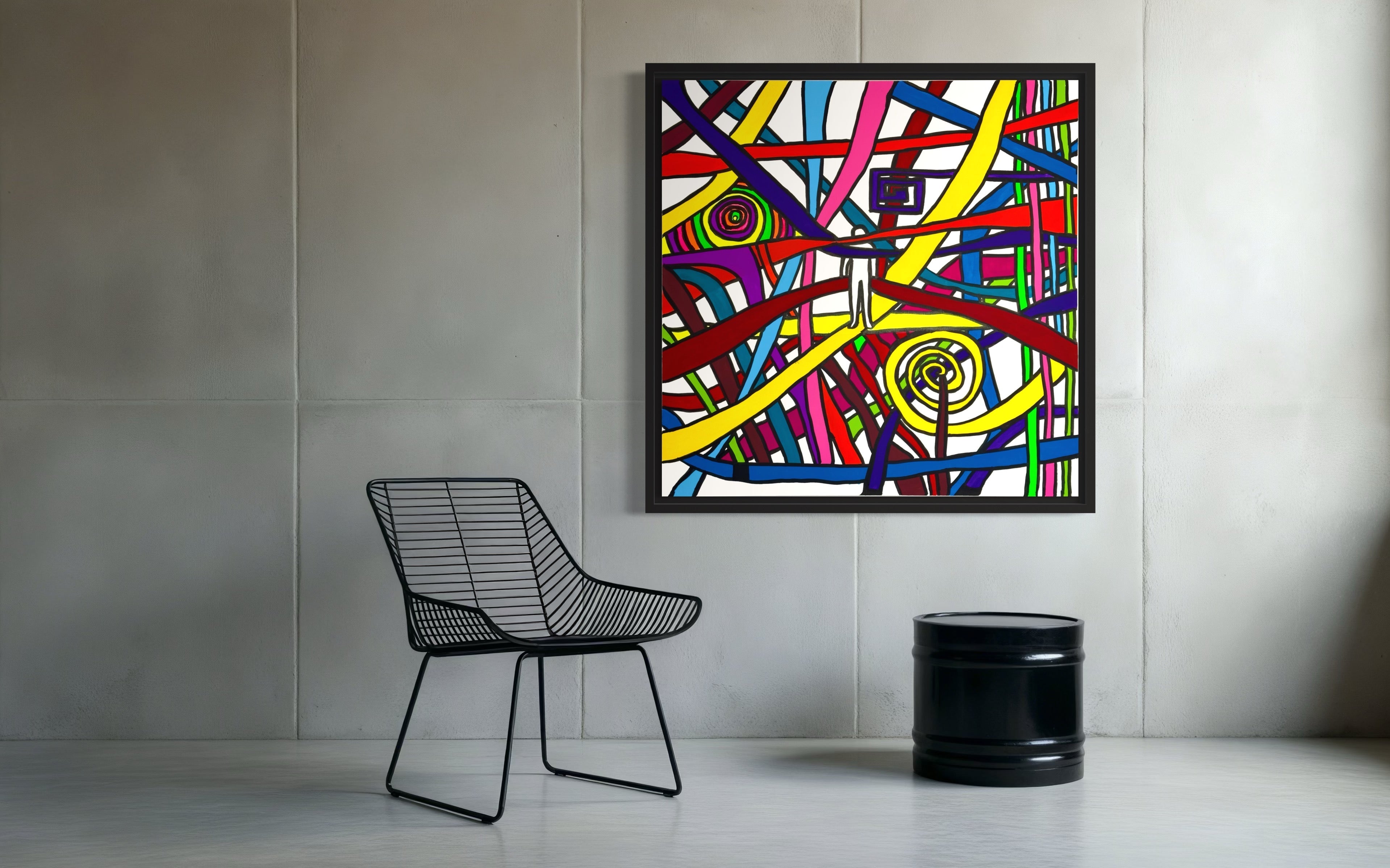 The Nexus Of The Inner Odyssey Tablo | 100x100cm