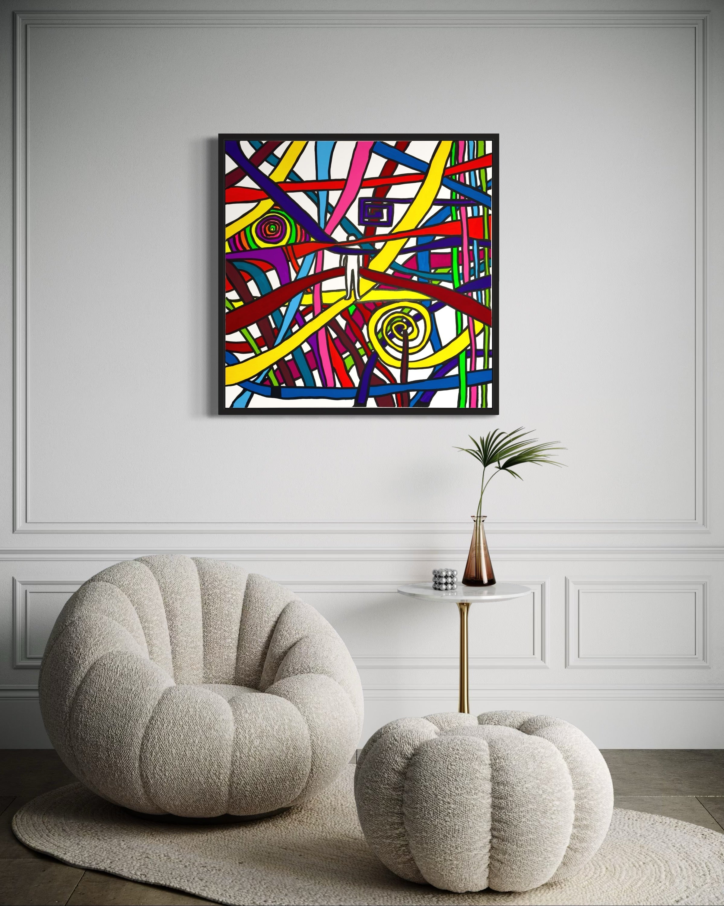 The Nexus Of The Inner Odyssey Tablo | 100x100cm