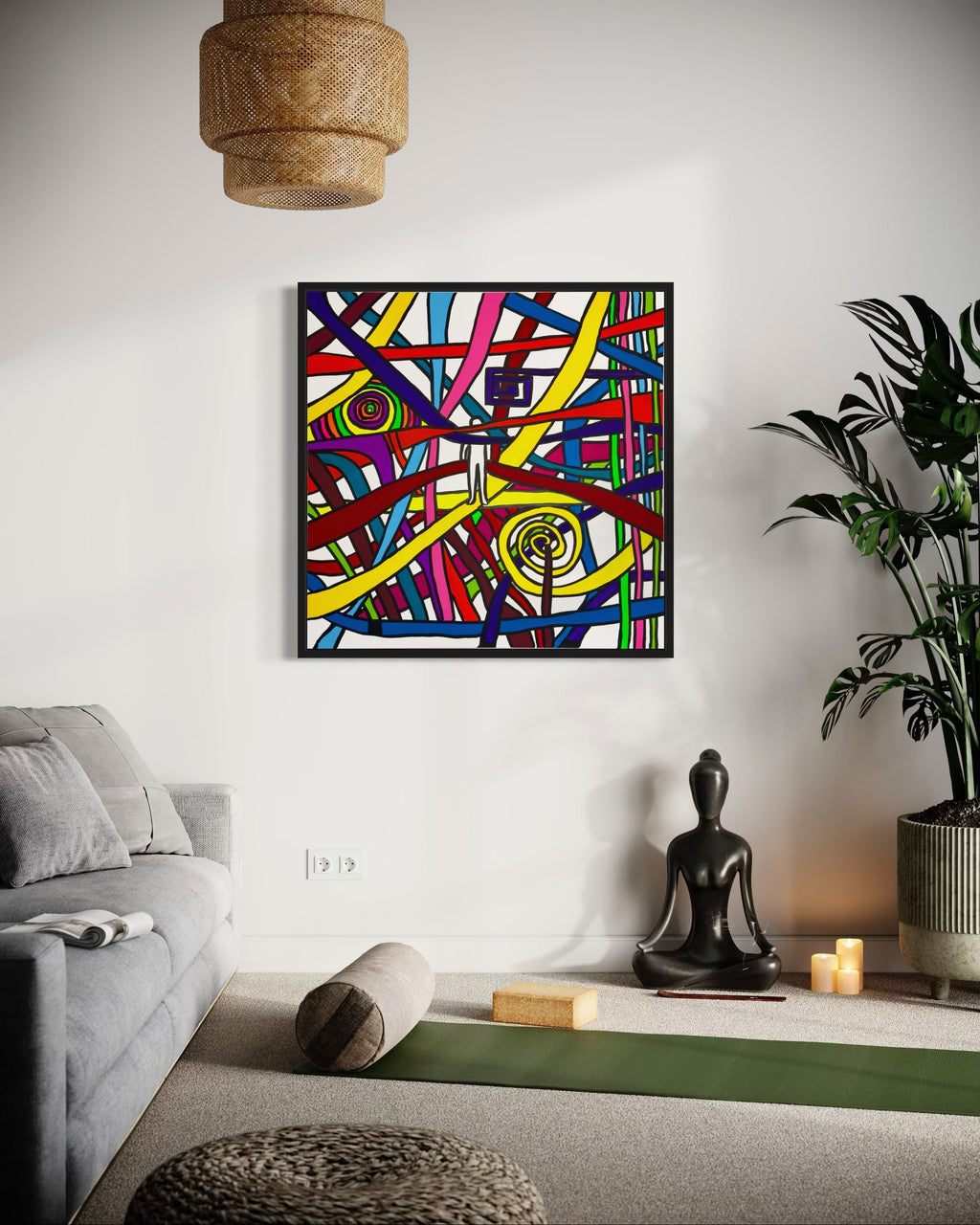 The Nexus Of The Inner Odyssey Tablo | 100x100cm