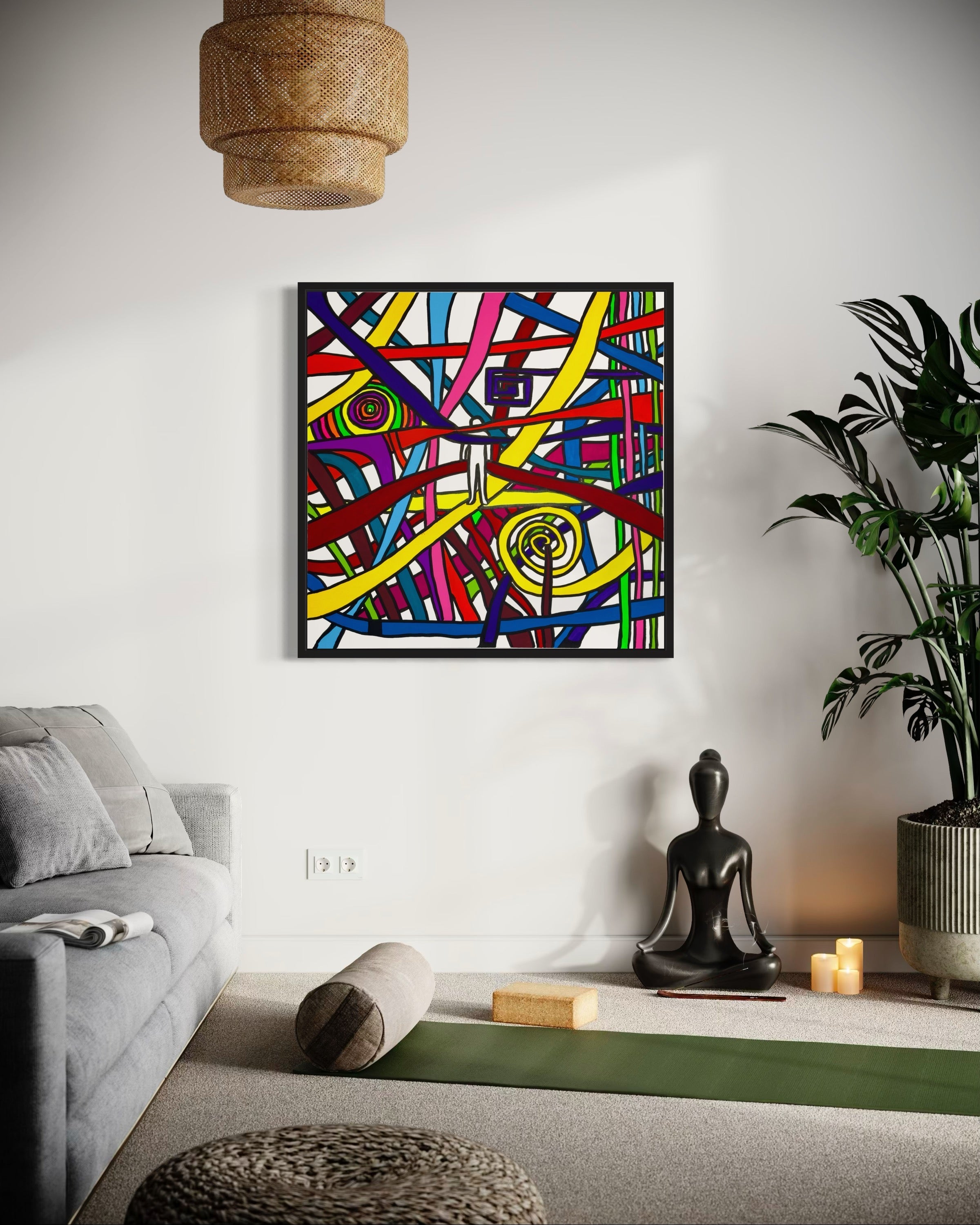 The Nexus Of The Inner Odyssey Tablo | 100x100cm